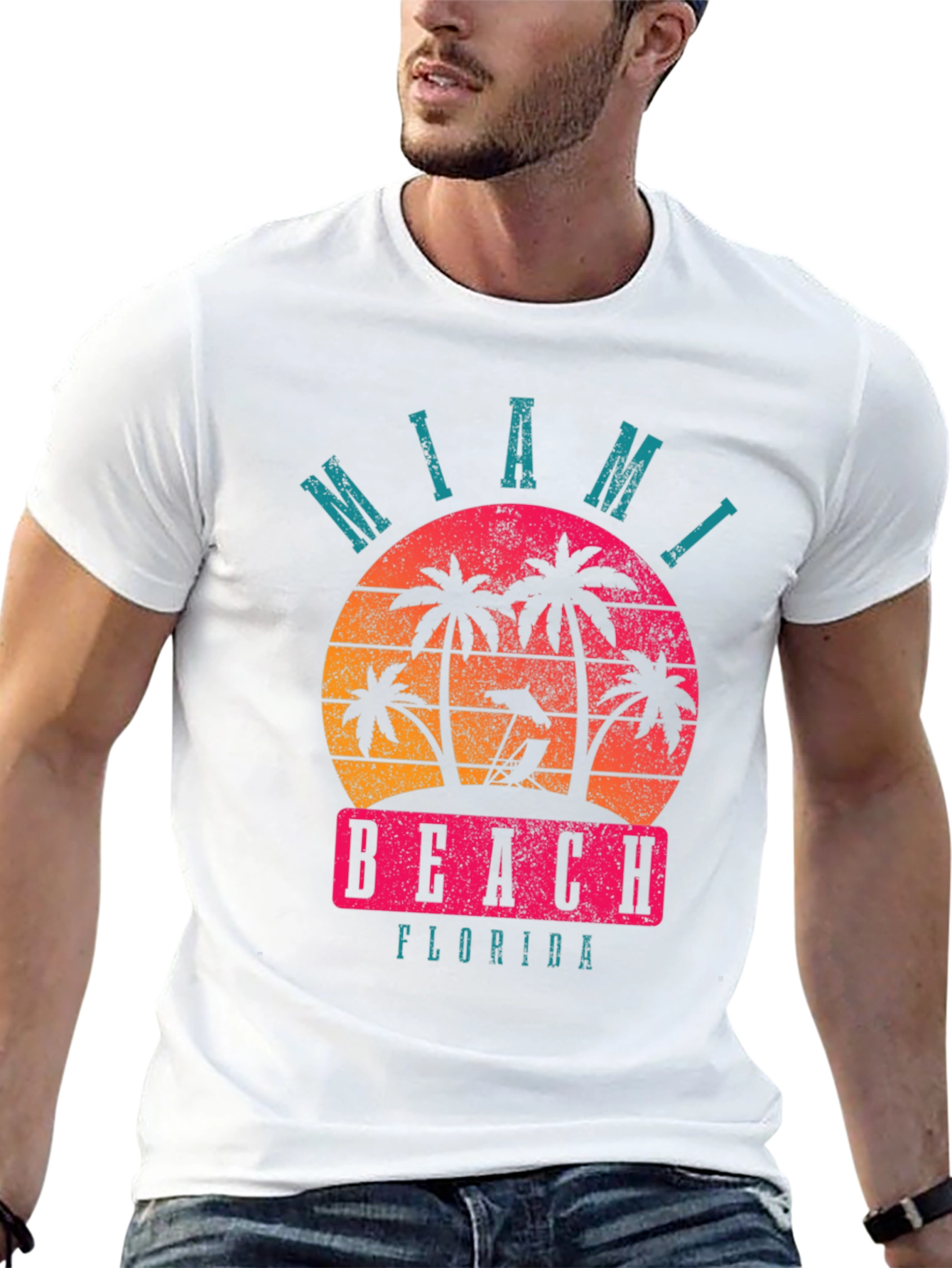 Miami Beach Florida Graphic Tee