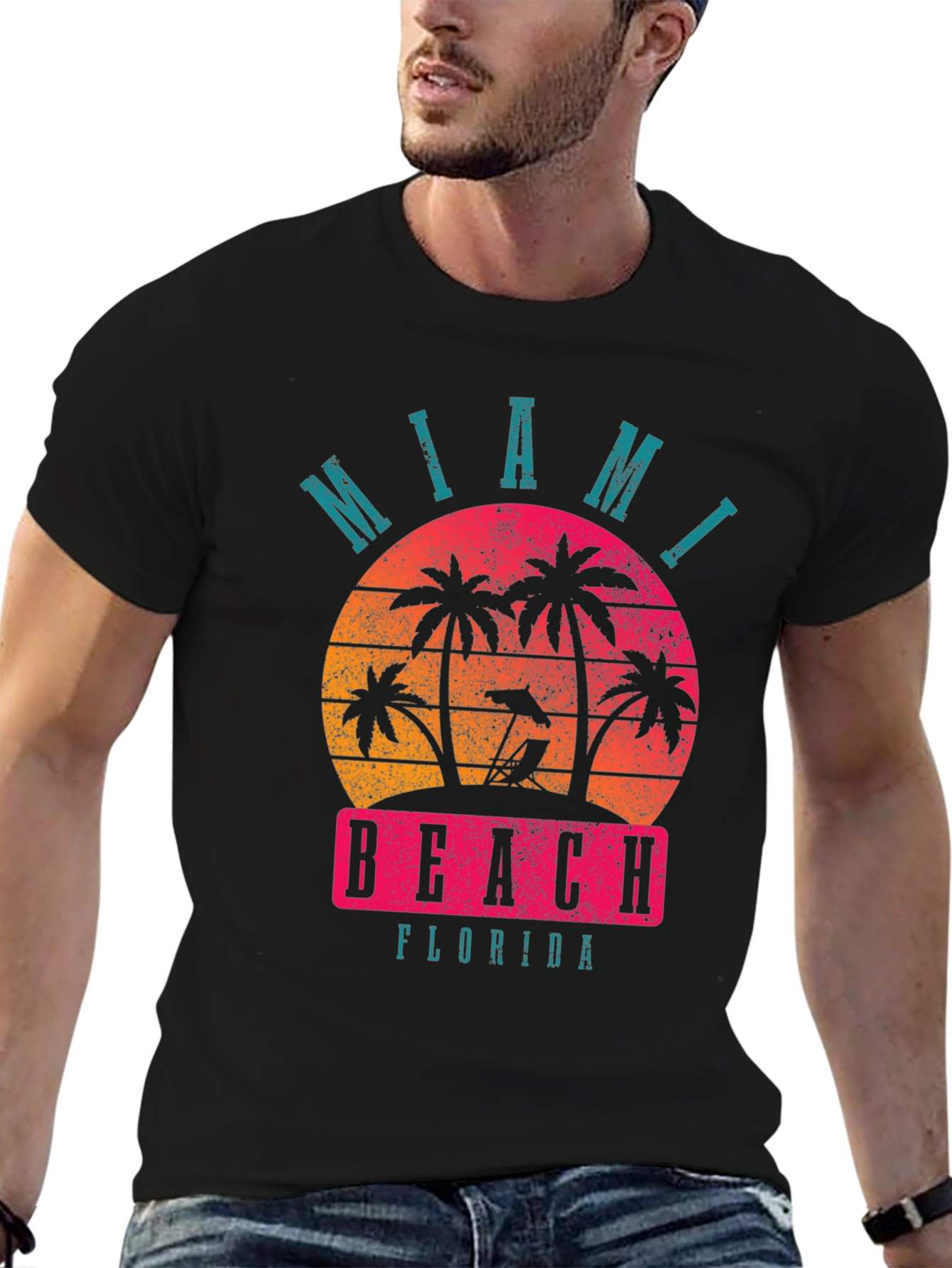 Miami Beach Florida Graphic Tee