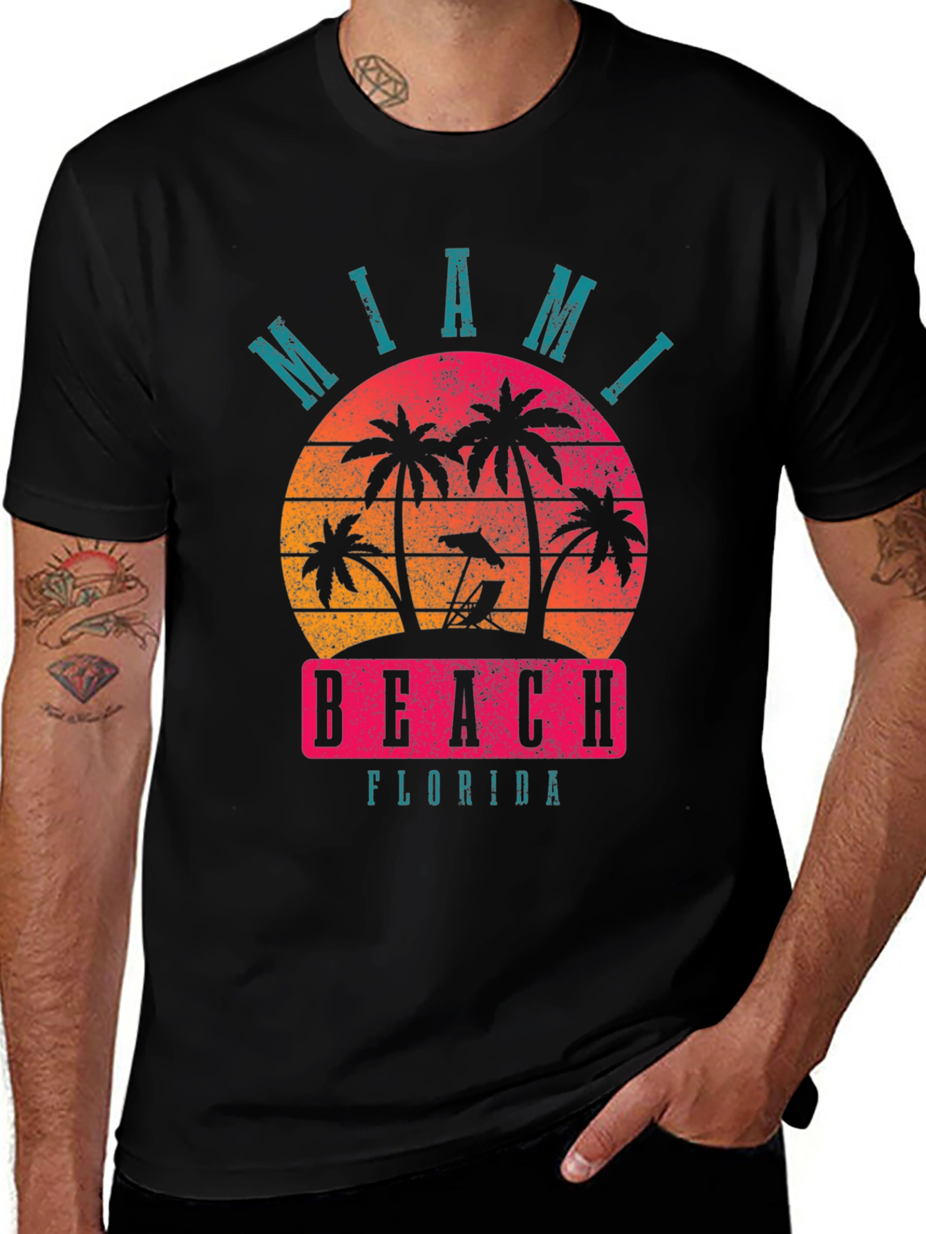 Miami Beach Florida Graphic Tee