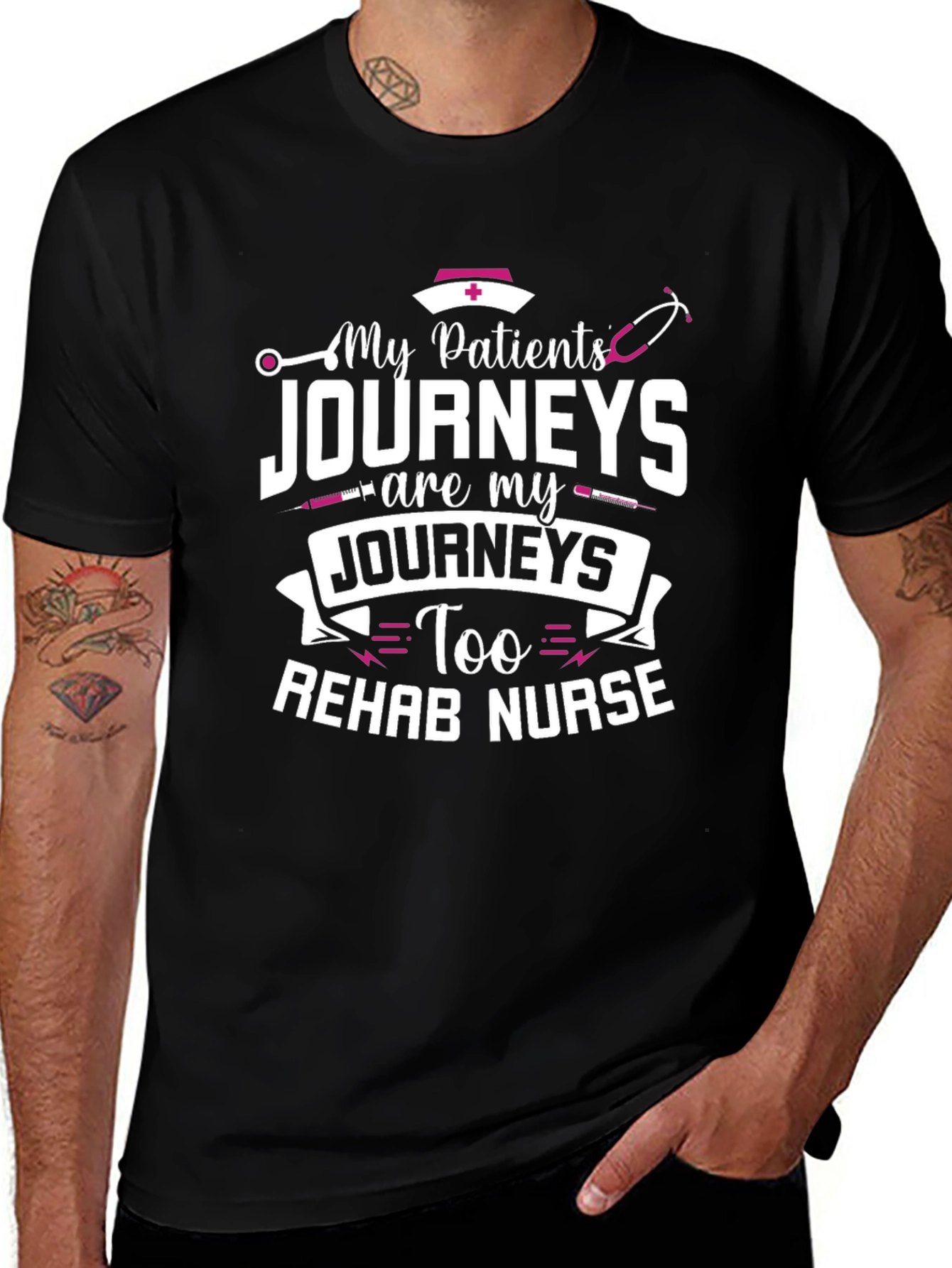 Rehab Nurse T-Shirt - My Patients Journeys