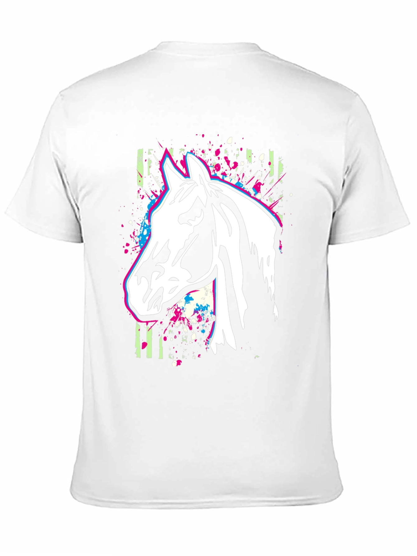 Horse Graphic T-Shirt - Stylish Animal Print Tee