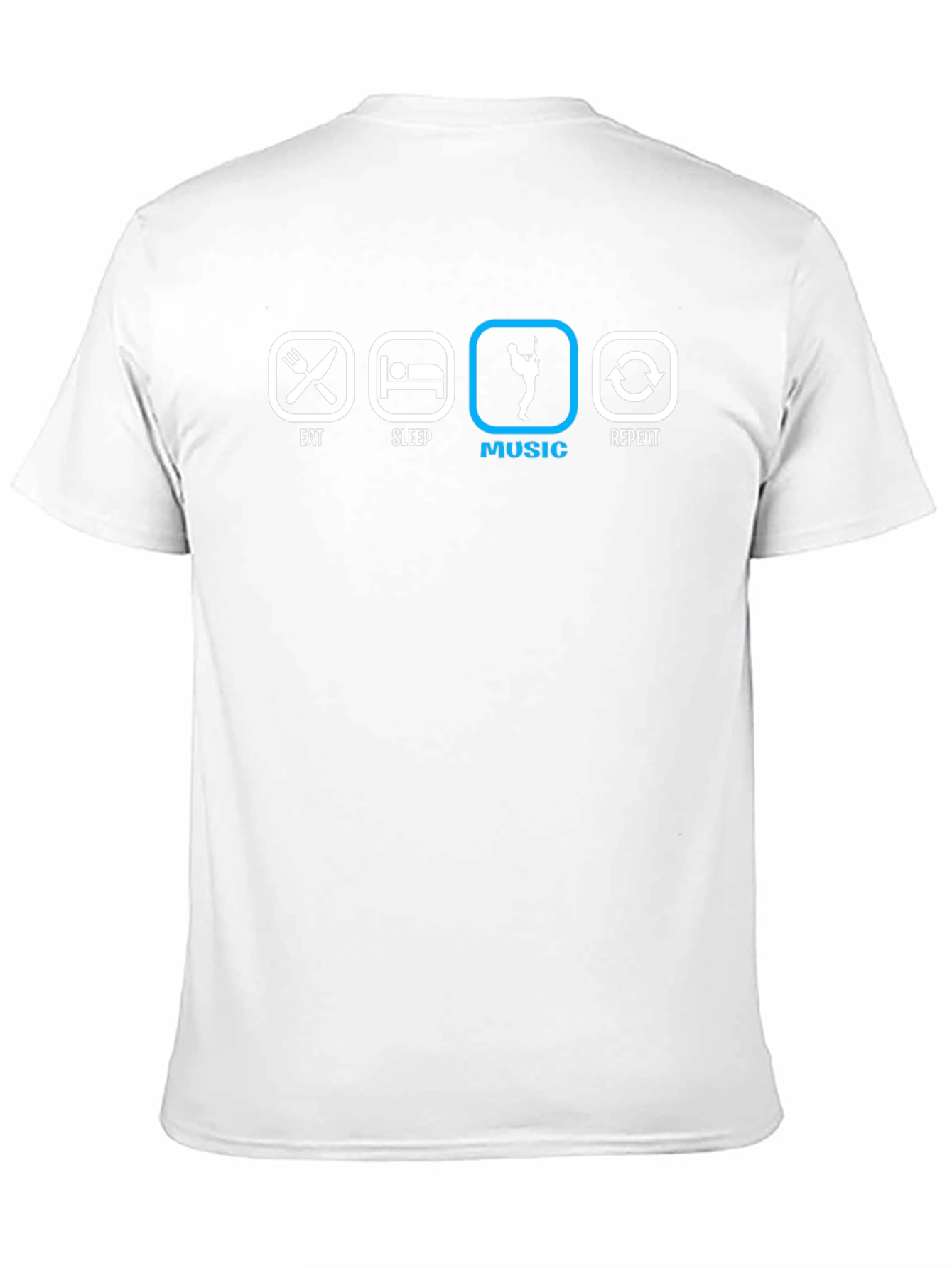 Eat Sleep Music Repeat T-Shirt - Musicians Life