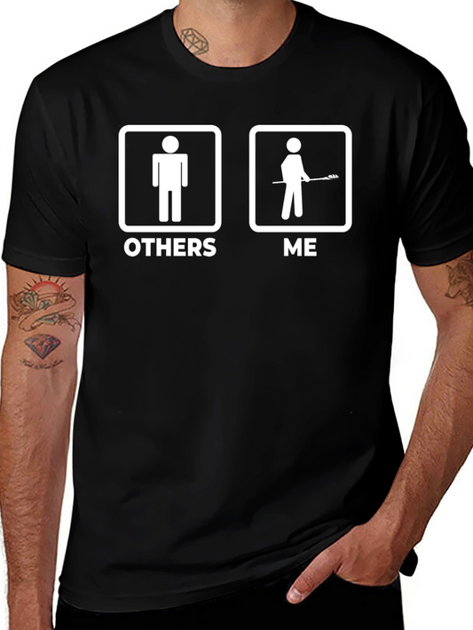 Funny Lacrosse T-Shirt - Others vs. Me