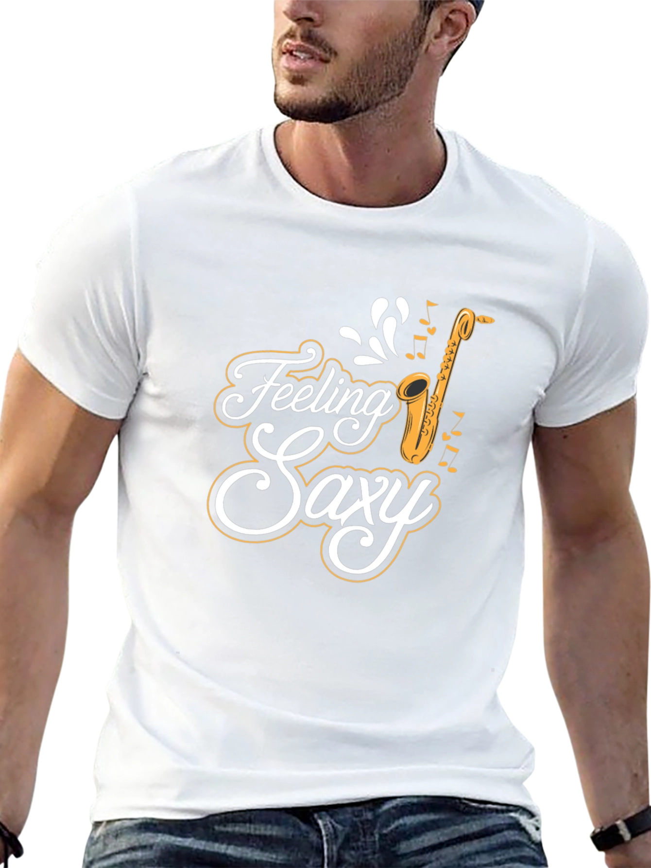 Feeling Saxy T-Shirt: Cool Saxophone Tee