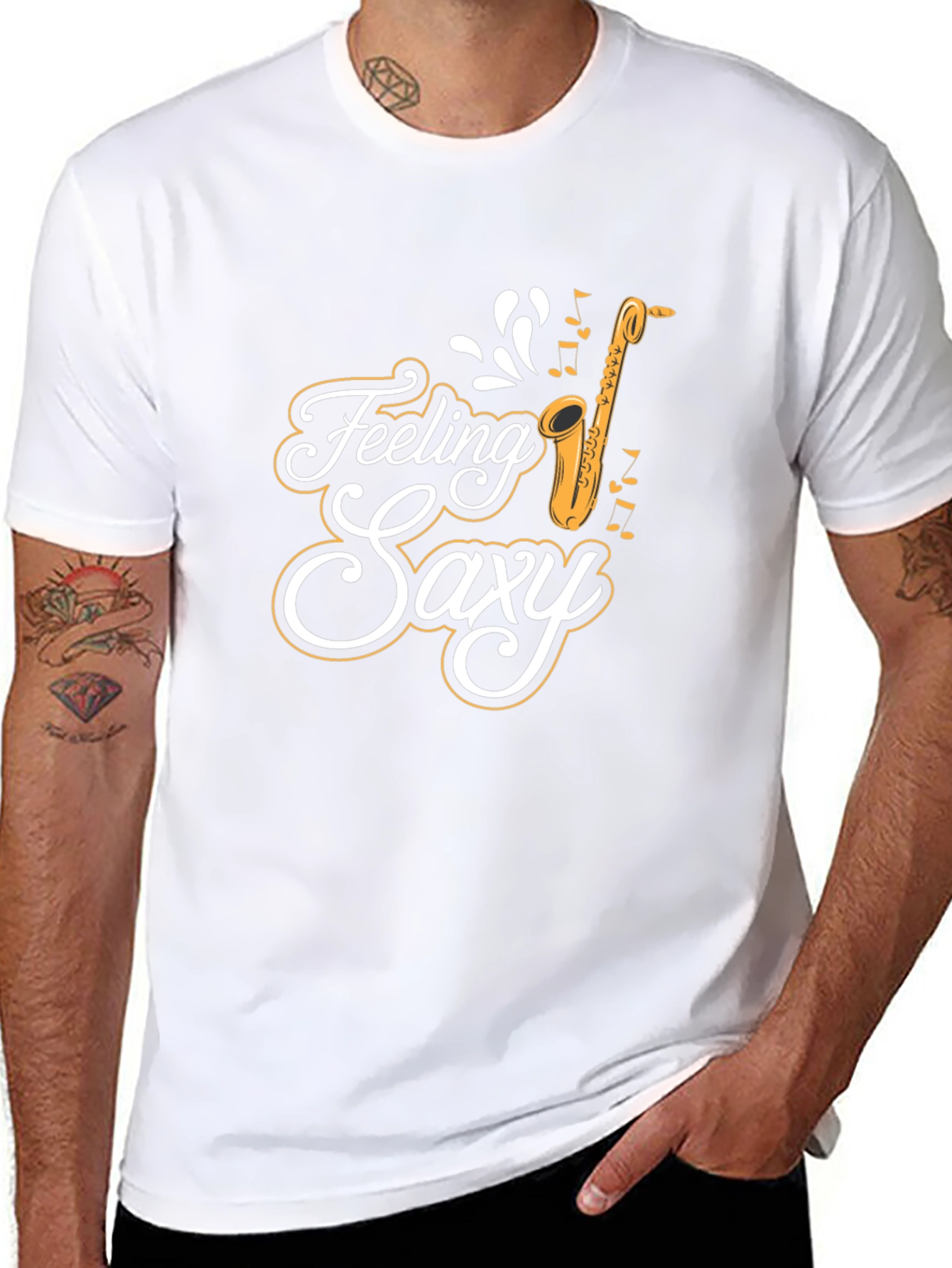 Feeling Saxy T-Shirt: Cool Saxophone Tee