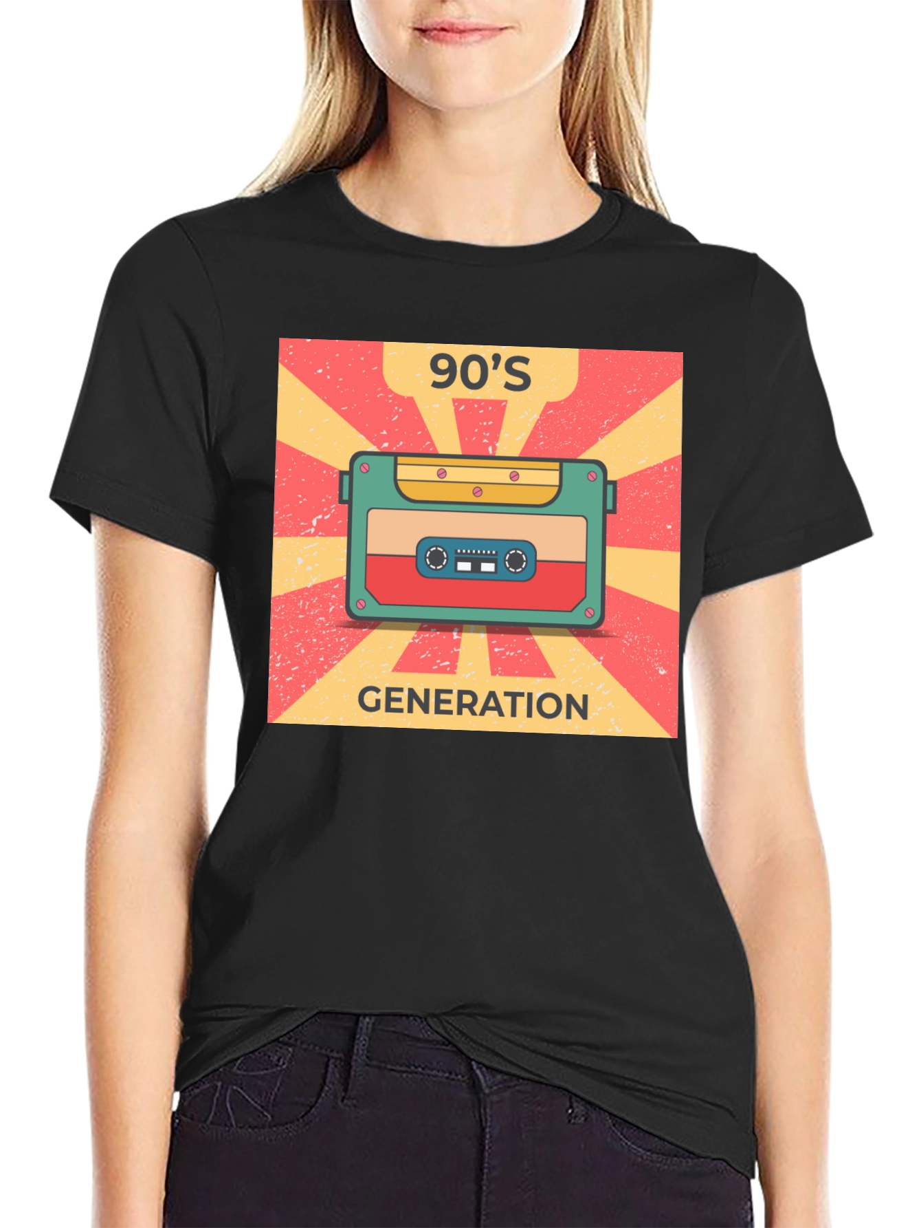 90s Generation Cassette Tape Graphic Tee