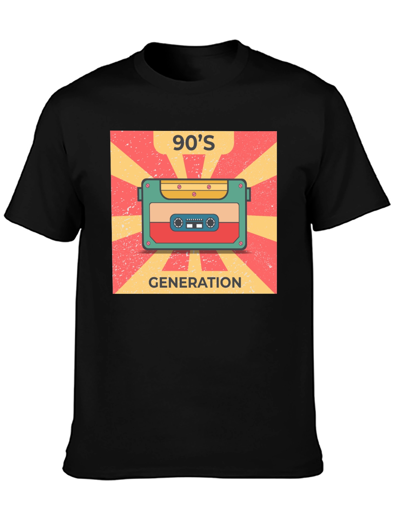 90s Generation Cassette Tape Graphic Tee