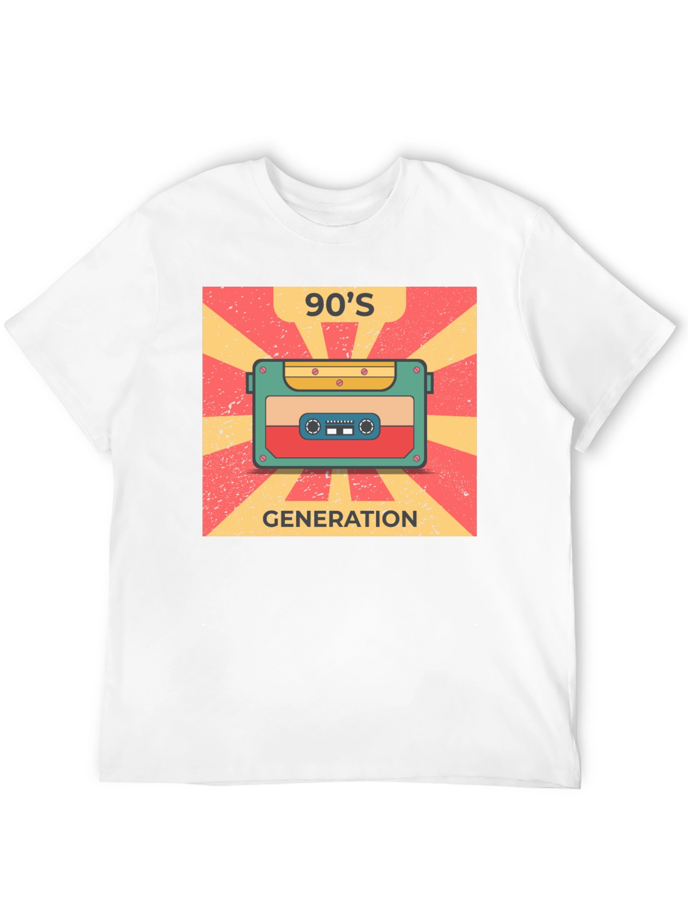 90s Generation Cassette Tape Graphic Tee