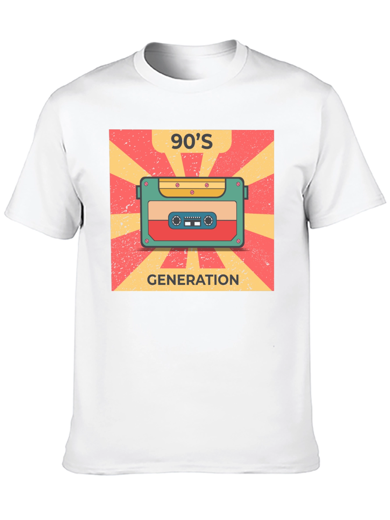 90s Generation Cassette Tape Graphic Tee