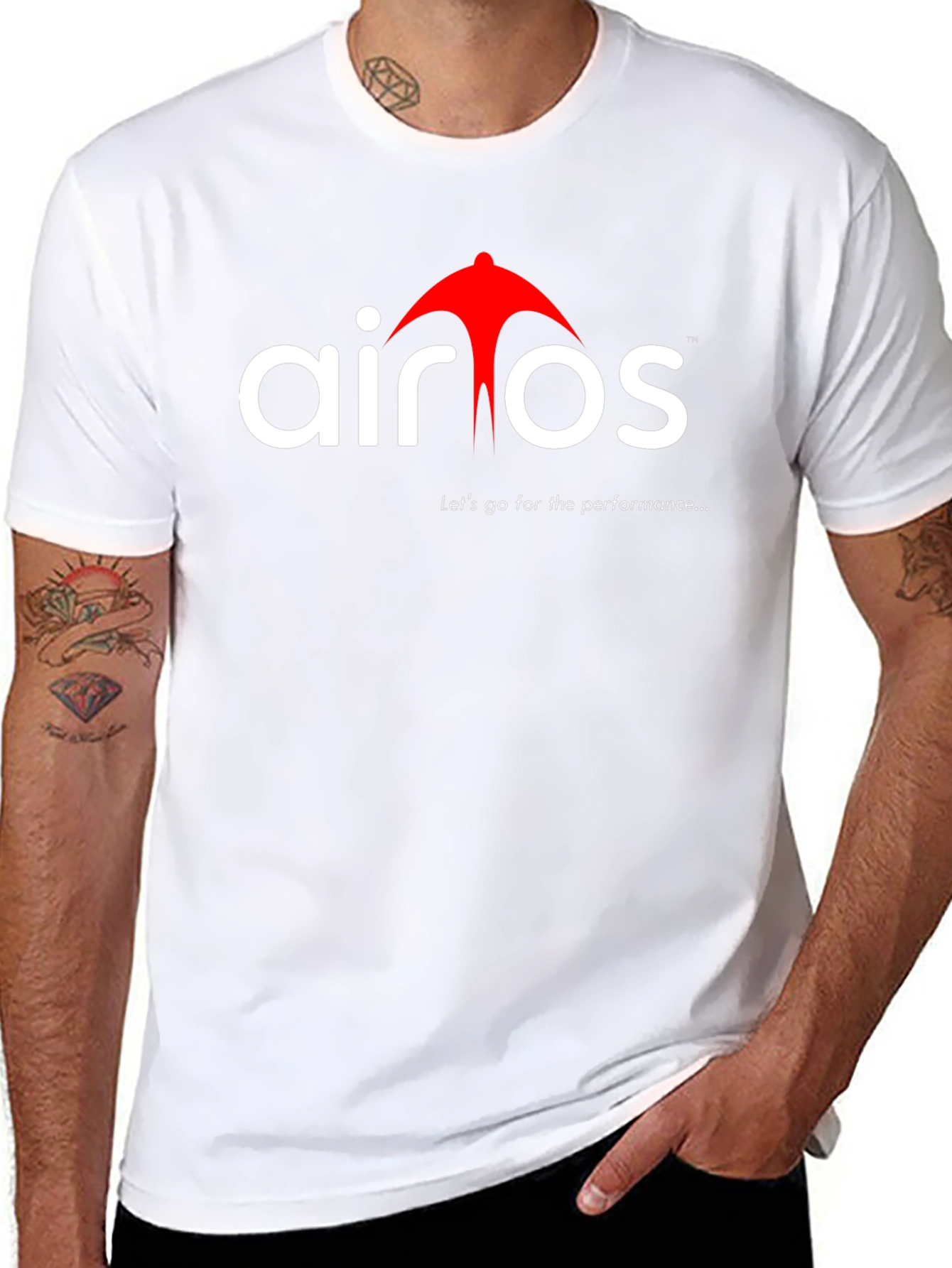 Airos Performance T-Shirt - Black Cotton