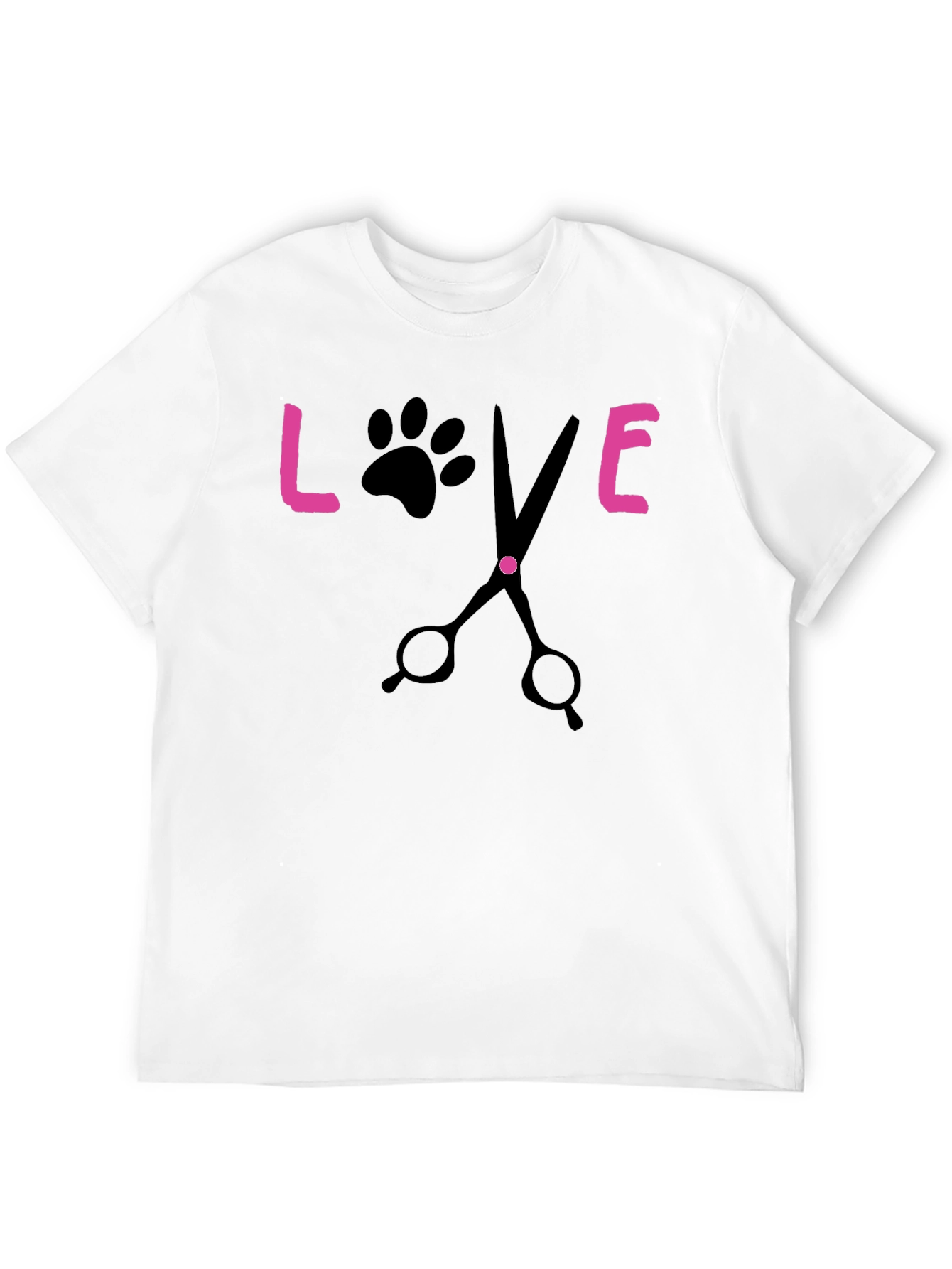 Love Grooming Black T-Shirt