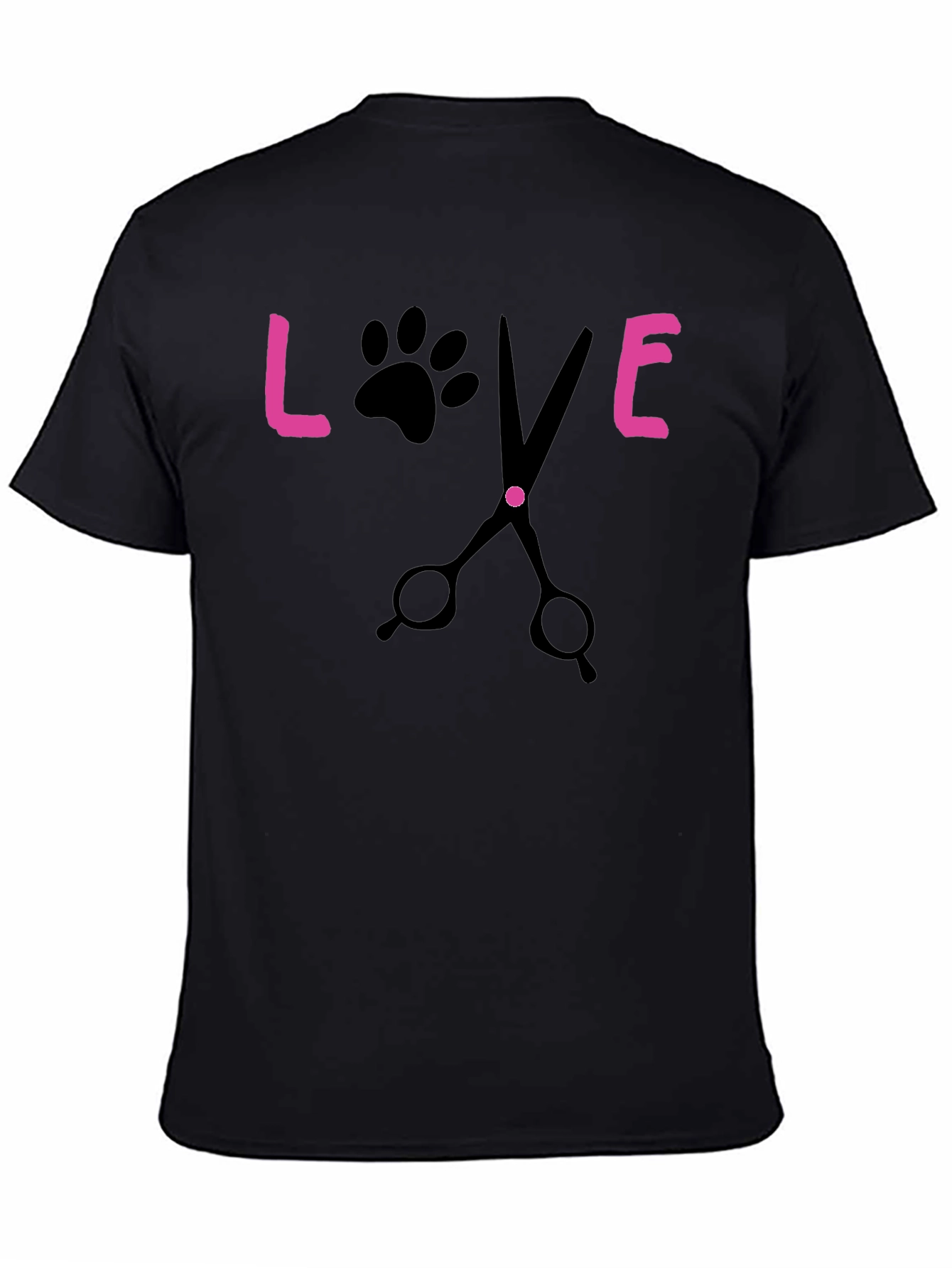 Love Grooming Black T-Shirt