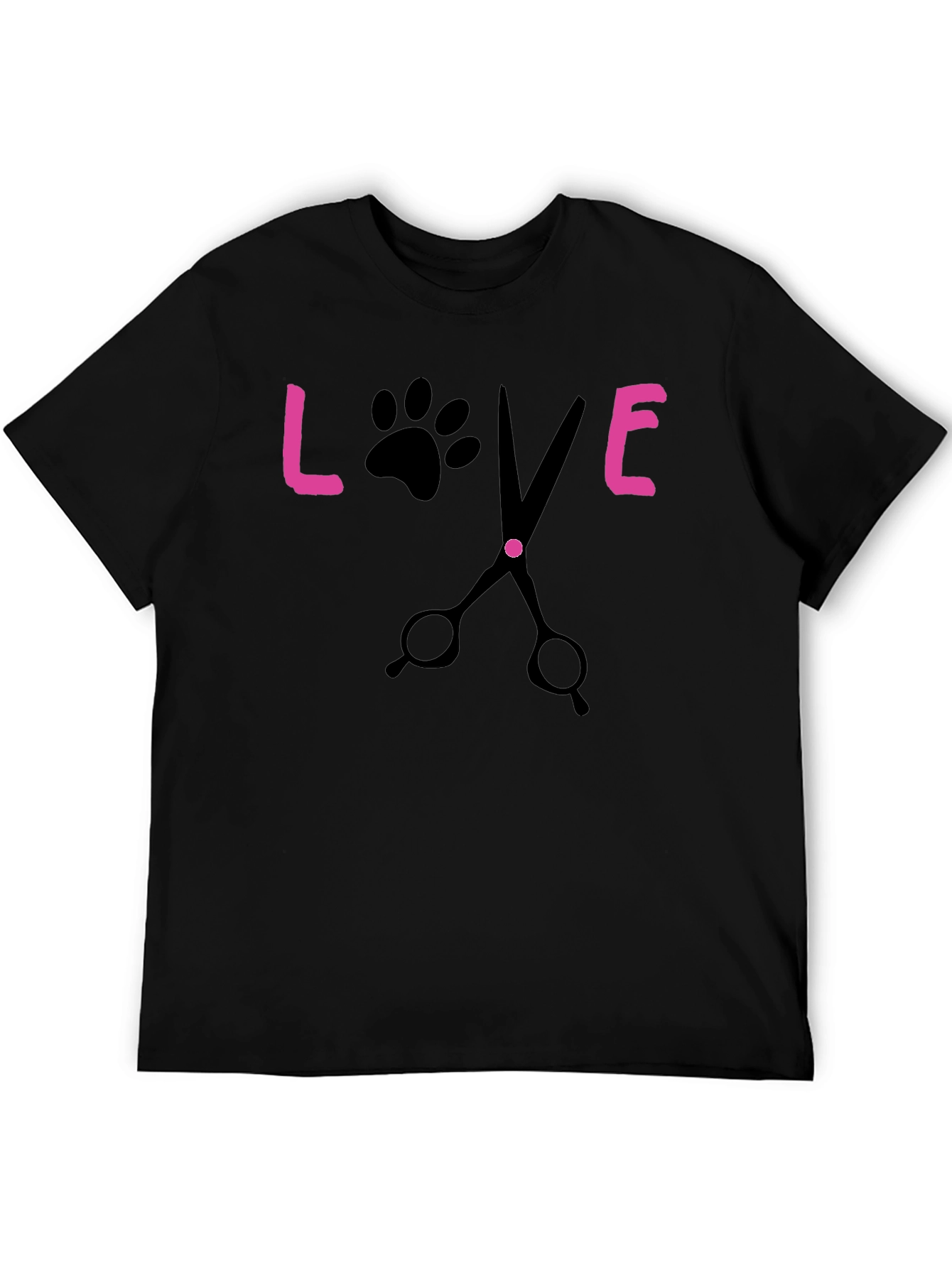 Love Grooming Black T-Shirt