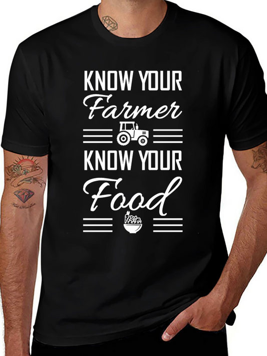 Know Your Farmer T-Shirt: Farm Fresh Food Tee