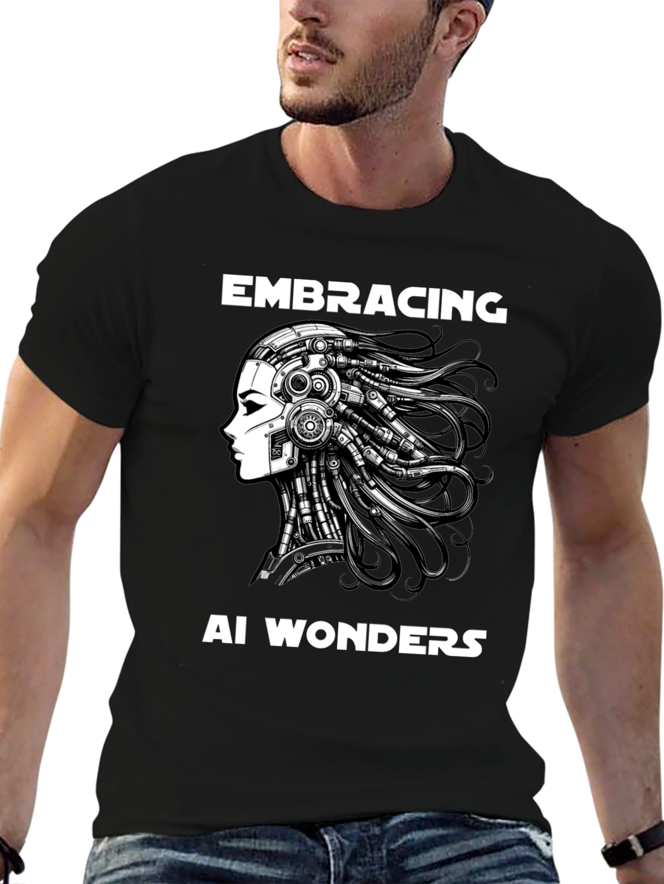 AI Wonders Graphic T-Shirt - Embrace the Future