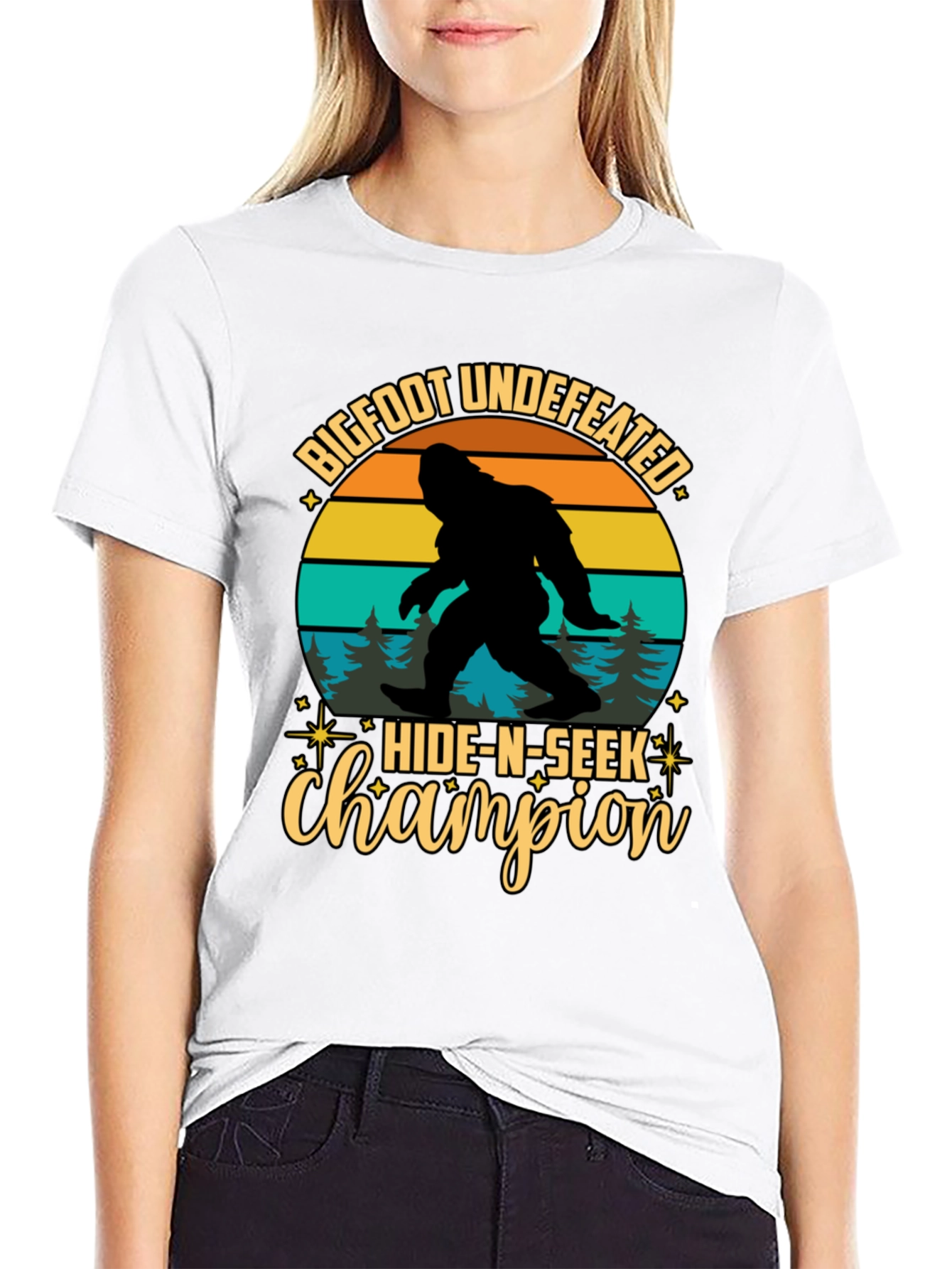 Bigfoot Hide-N-Seek Champion T-Shirt