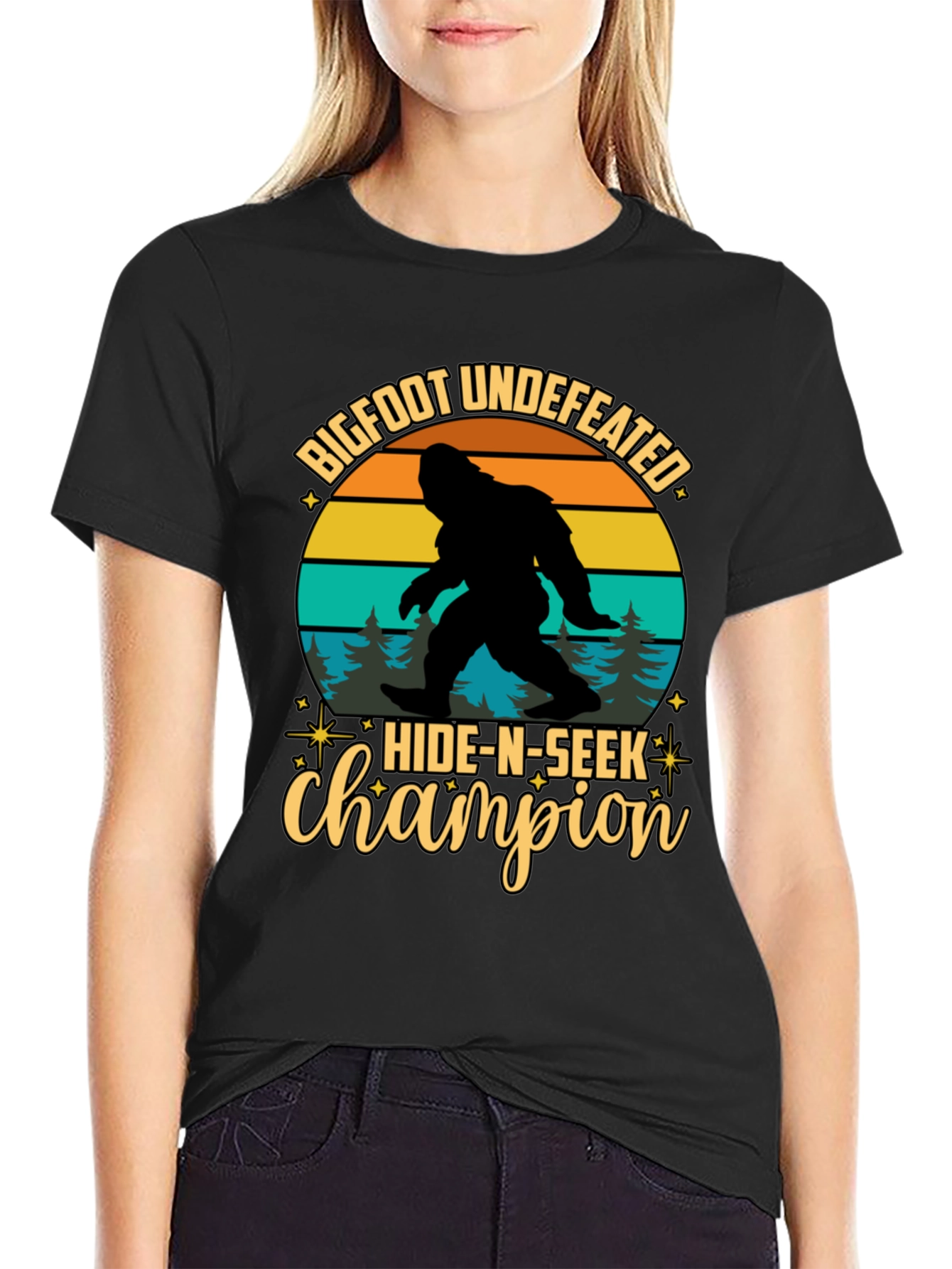Bigfoot Hide-N-Seek Champion T-Shirt
