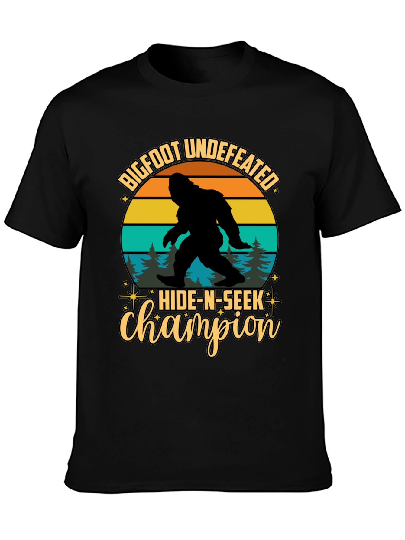 Bigfoot Hide-N-Seek Champion T-Shirt