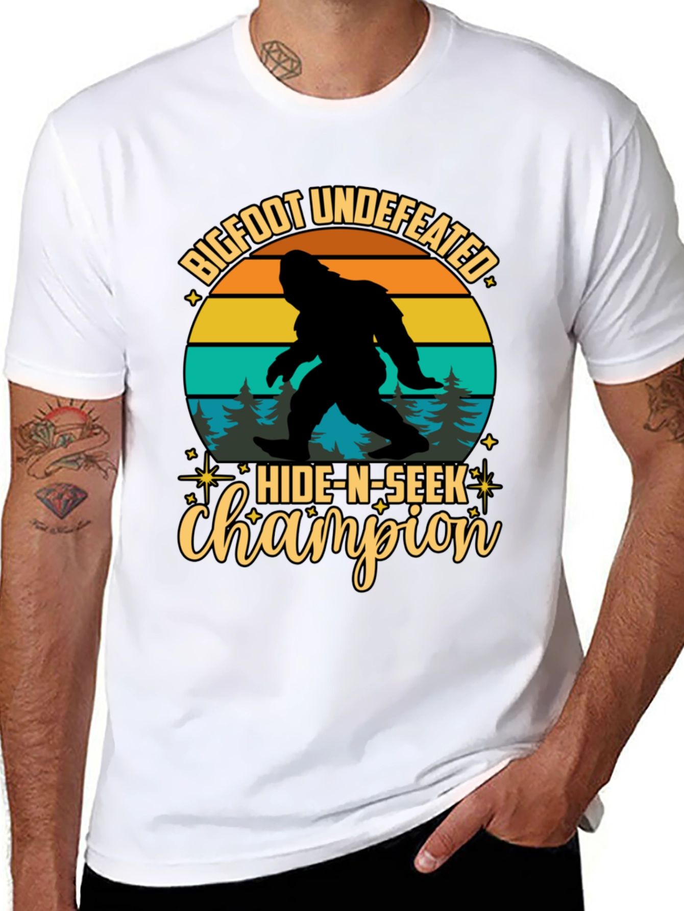 Bigfoot Hide-N-Seek Champion T-Shirt