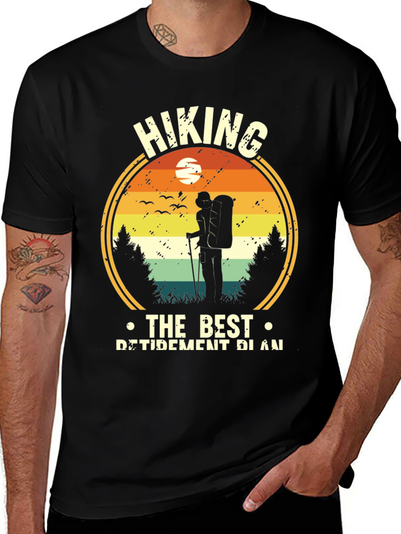 Hiking Retirement Plan T-Shirt
