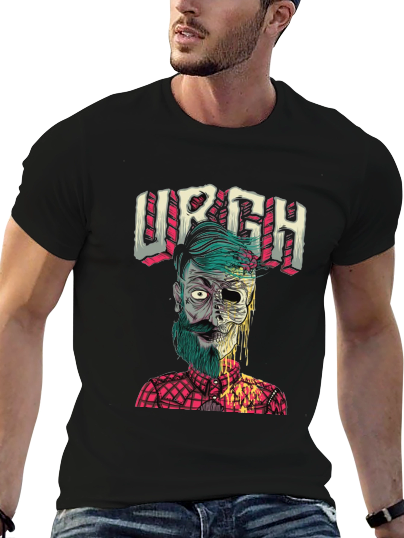 Urgh Zombie Lumberjack Graphic Tee - Mens