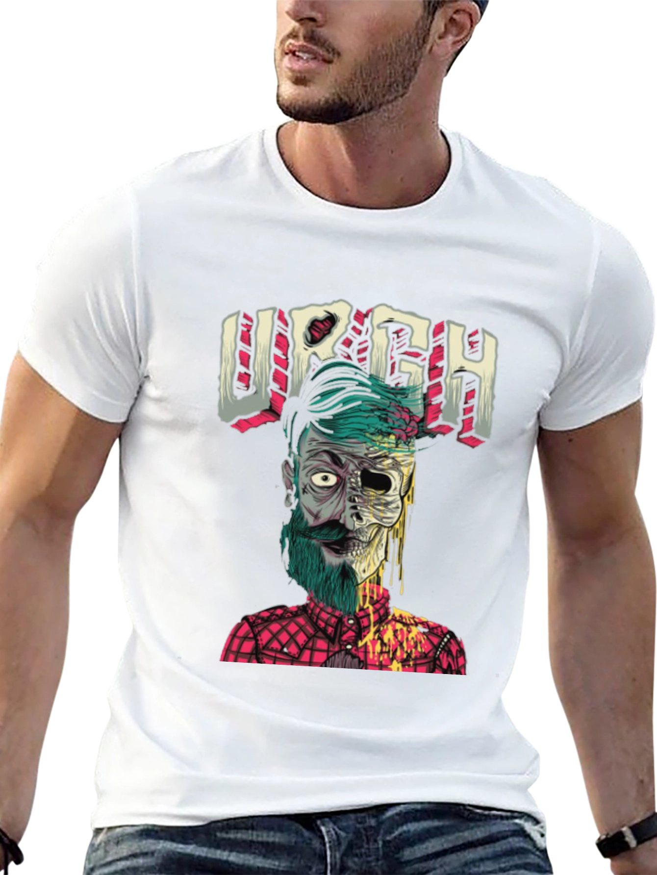 Urgh Zombie Lumberjack Graphic Tee - Mens