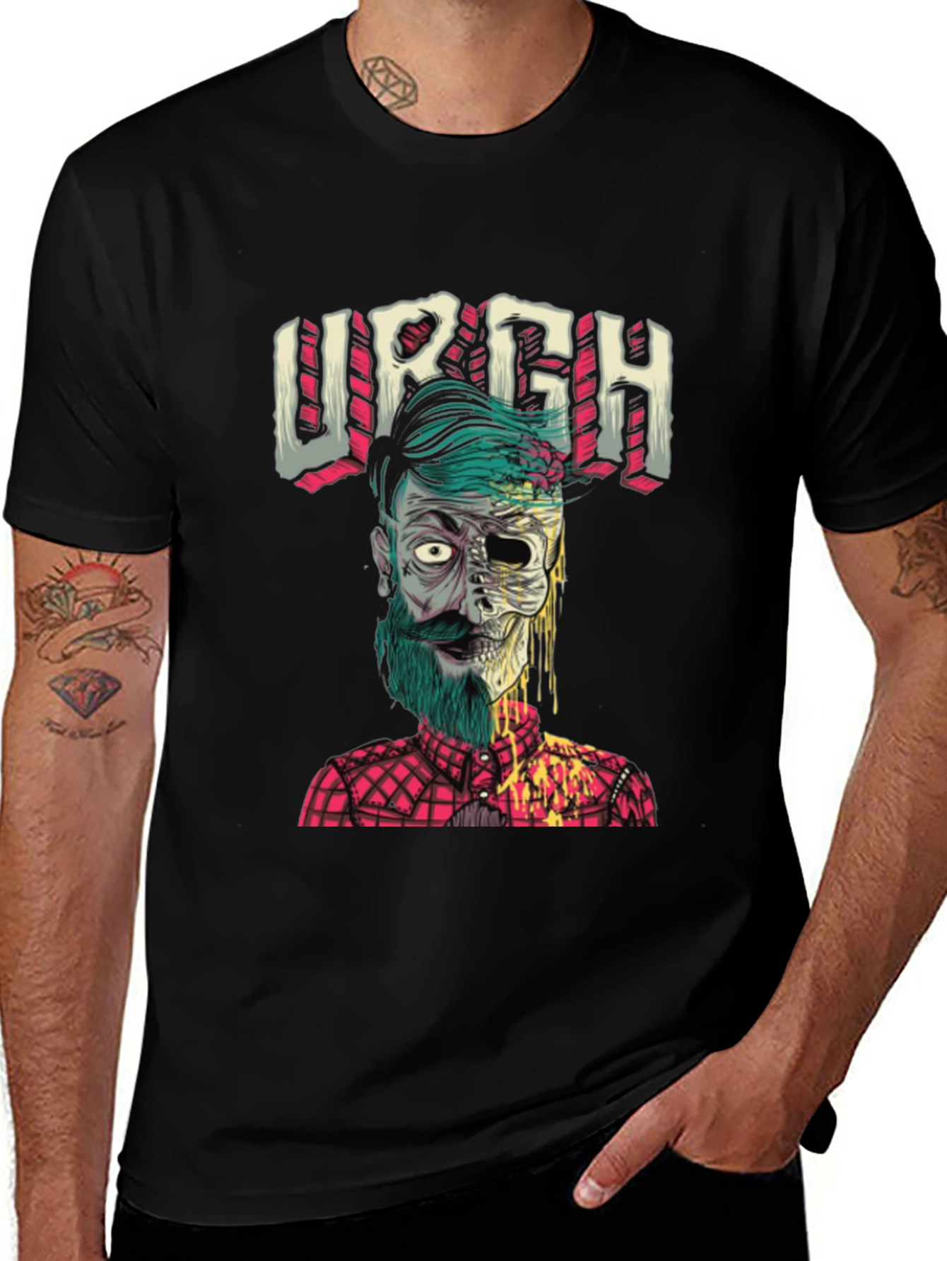 Urgh Zombie Lumberjack Graphic Tee - Mens