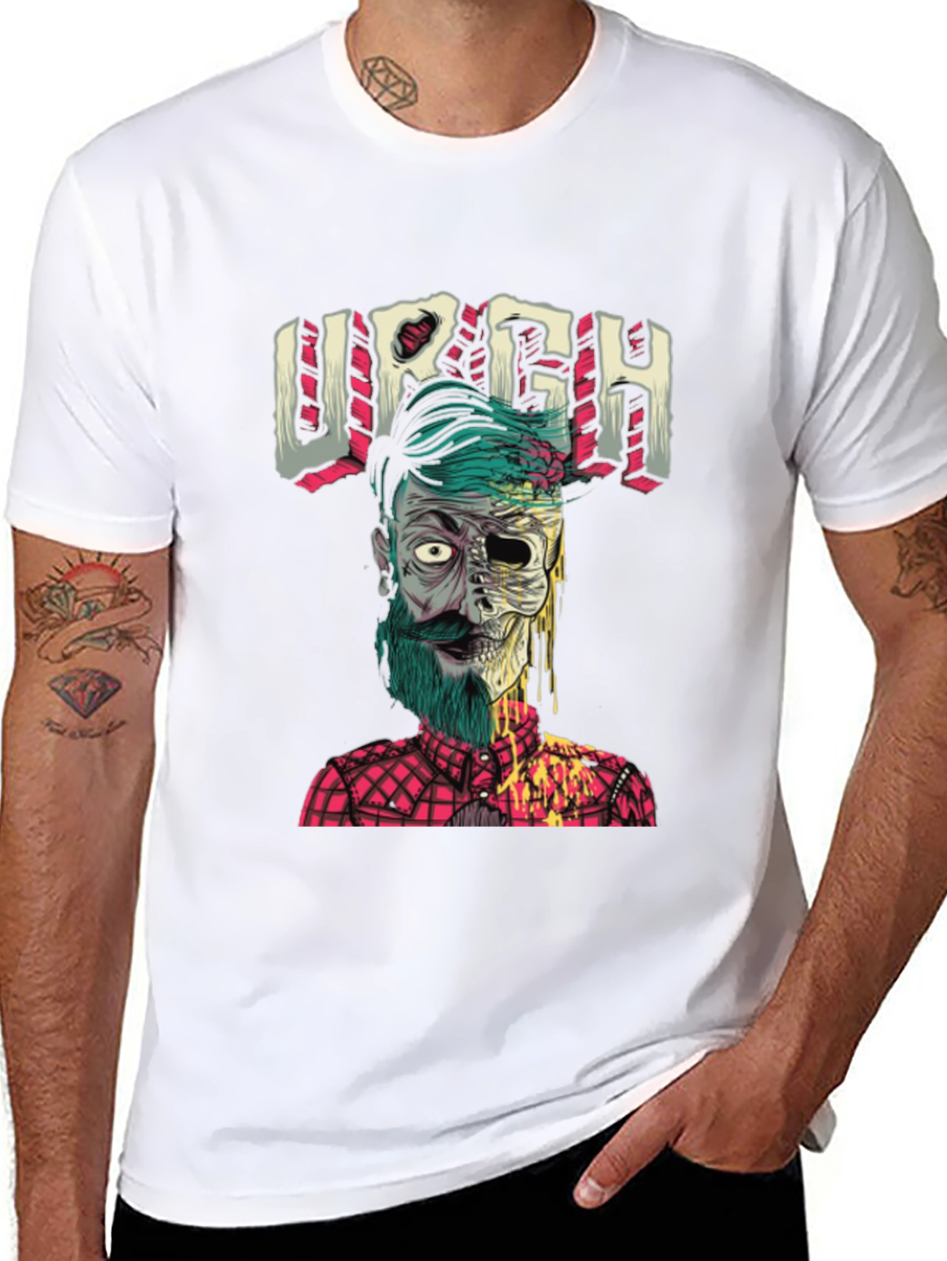 Urgh Zombie Lumberjack Graphic Tee - Mens