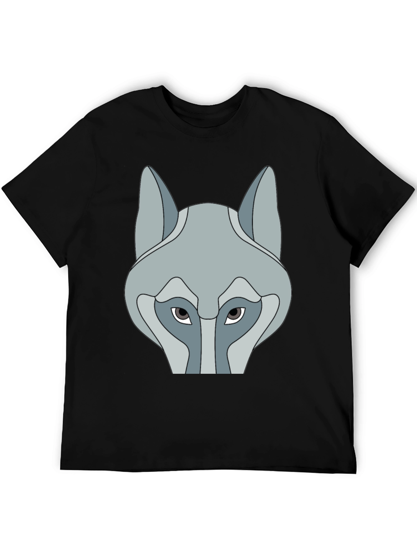 Wolf Graphic Tee - Stylish Black T-Shirt