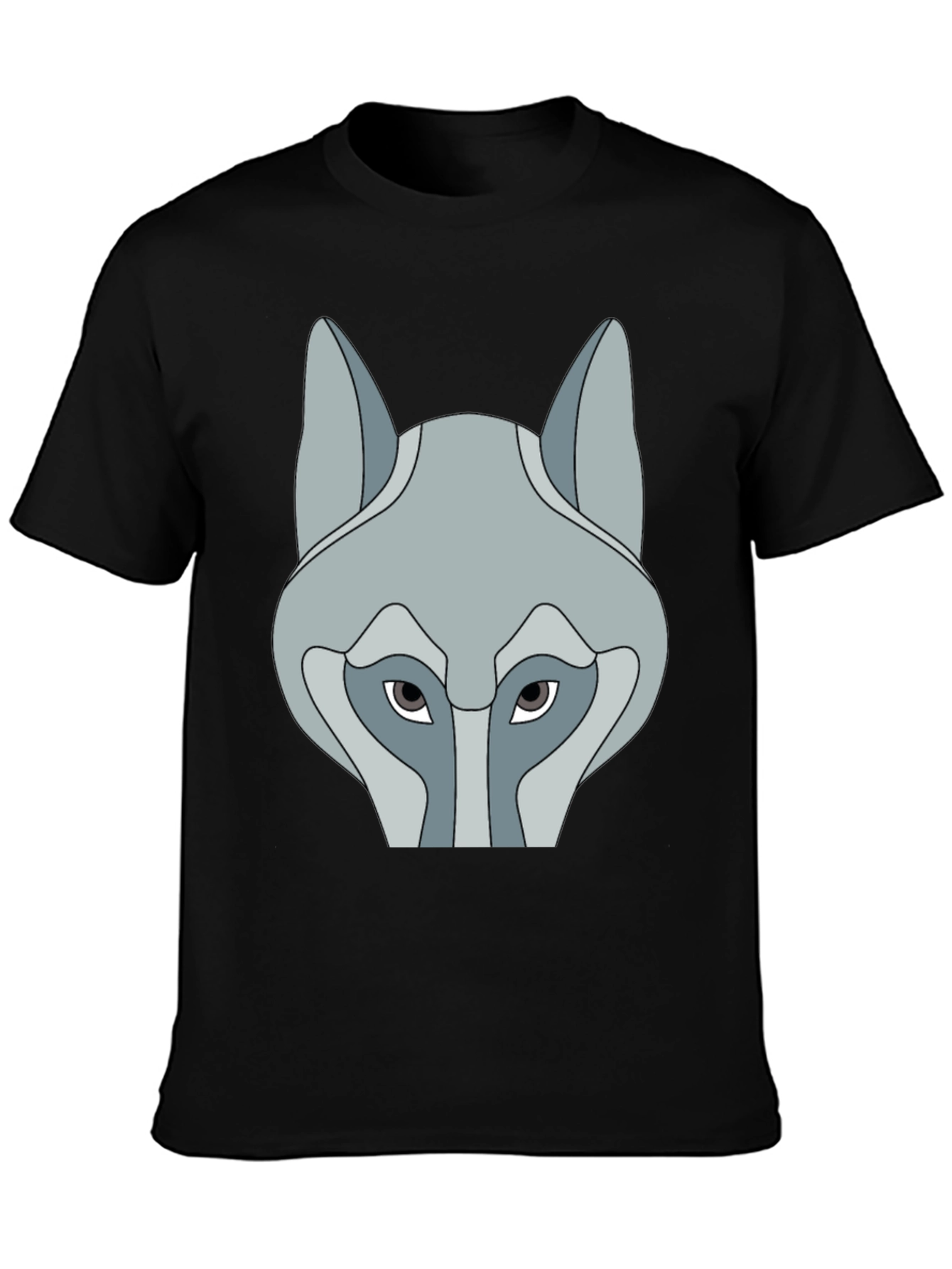 Wolf Graphic Tee - Stylish Black T-Shirt