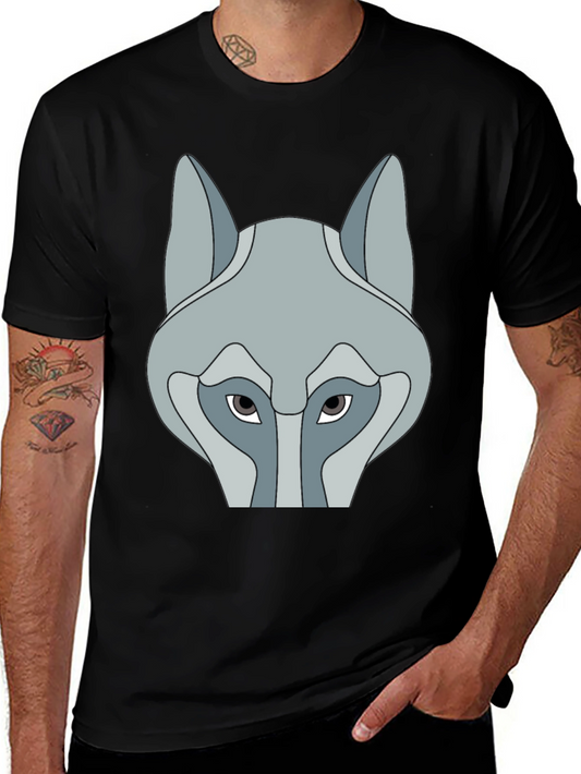 Wolf Graphic Tee - Stylish Black T-Shirt
