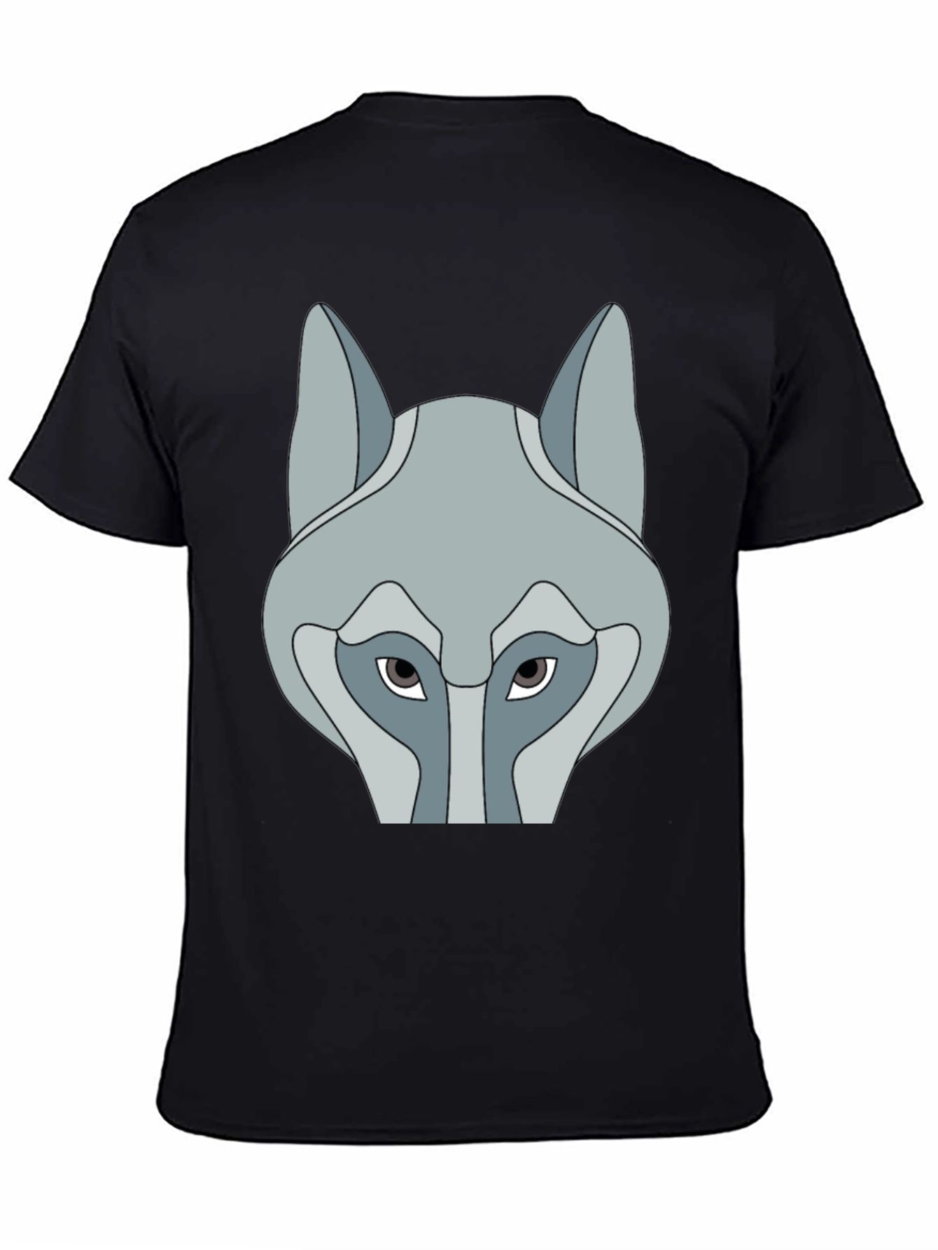 Wolf Graphic Tee - Stylish Black T-Shirt