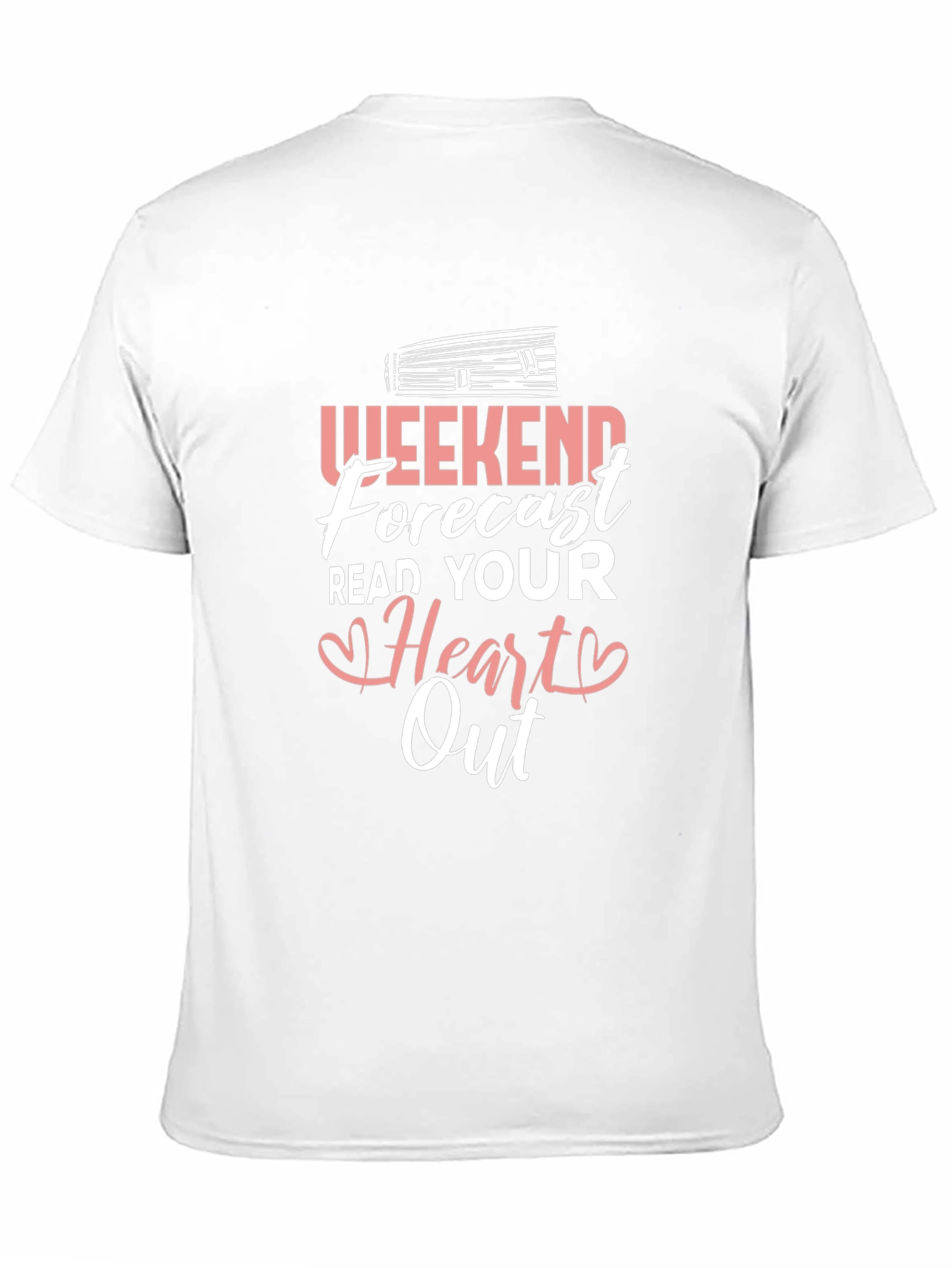 Weekend Forecast Read Your Heart Out Black T-Shirt