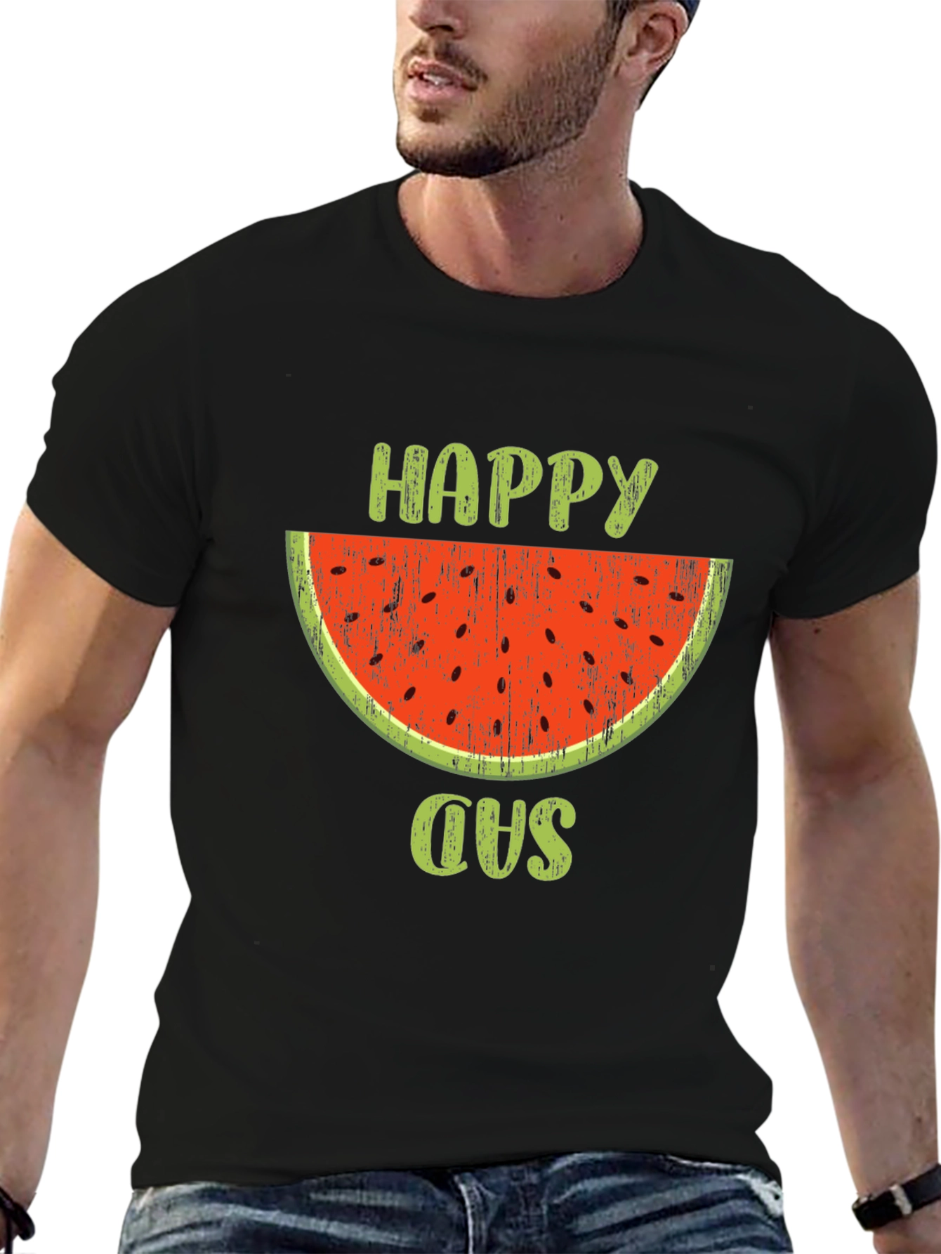 Happy Sad Watermelon Graphic Tee