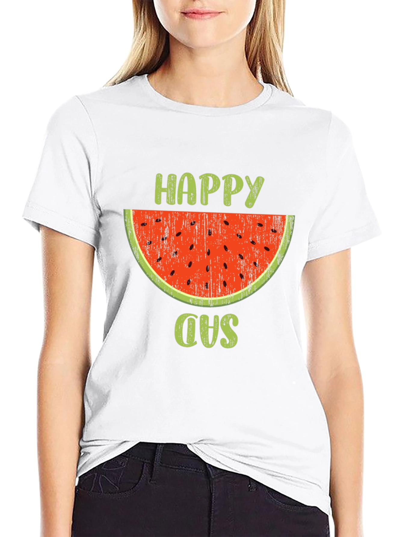 Happy Sad Watermelon Graphic Tee