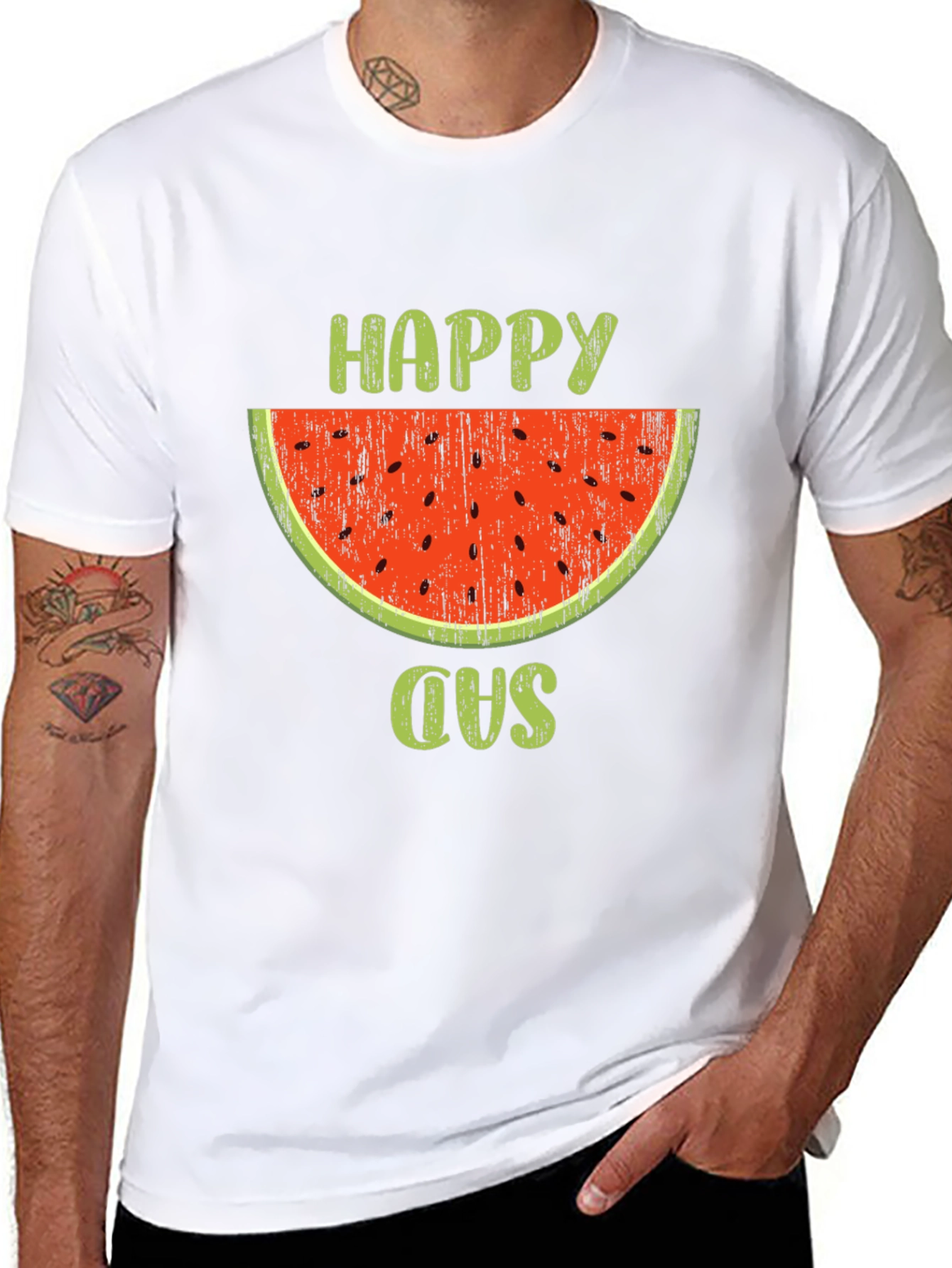 Happy Sad Watermelon Graphic Tee