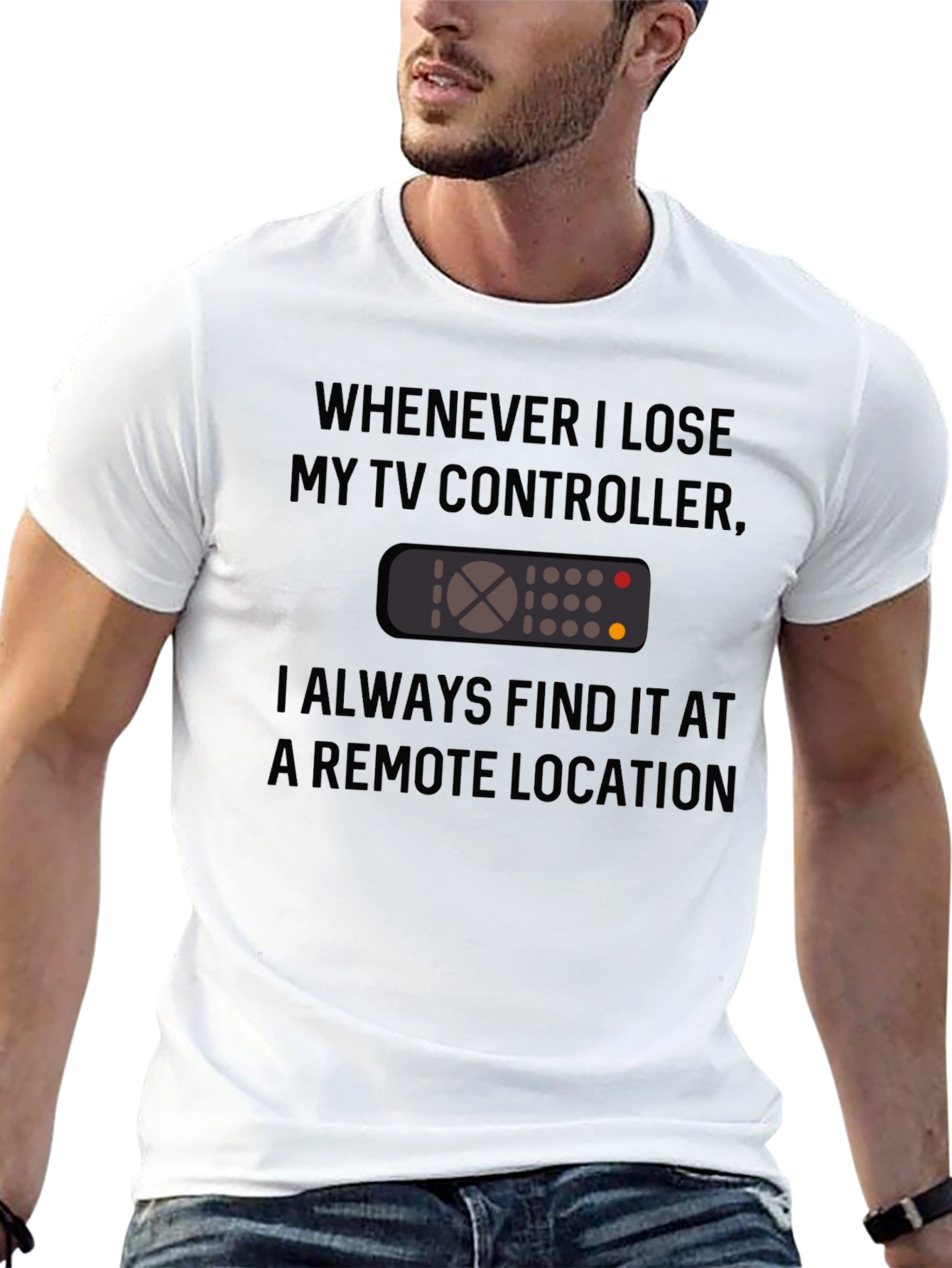 Remote Location TV Controller T-Shirt