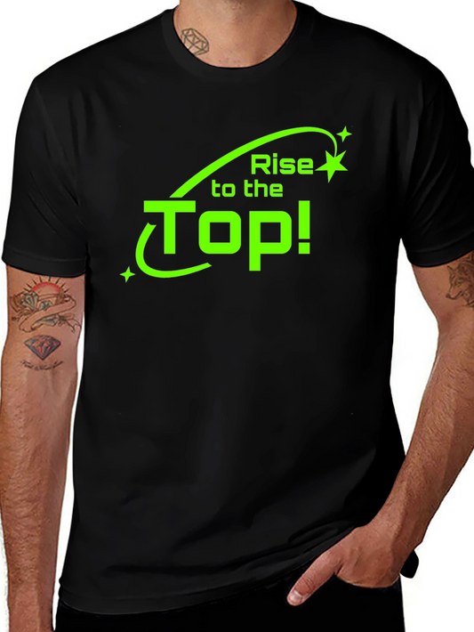 Rise to the Top Black T-Shirt