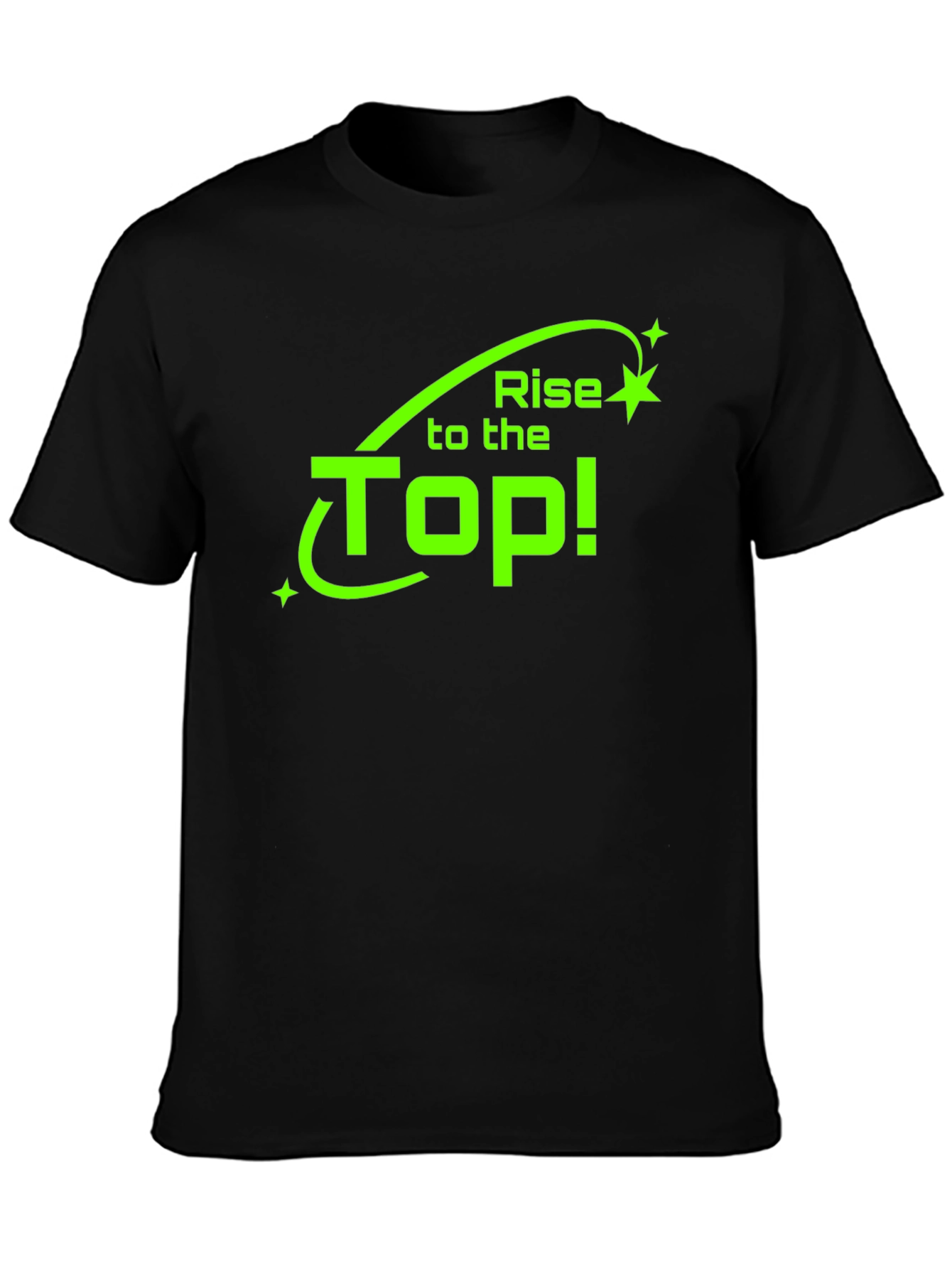 Rise to the Top Black T-Shirt