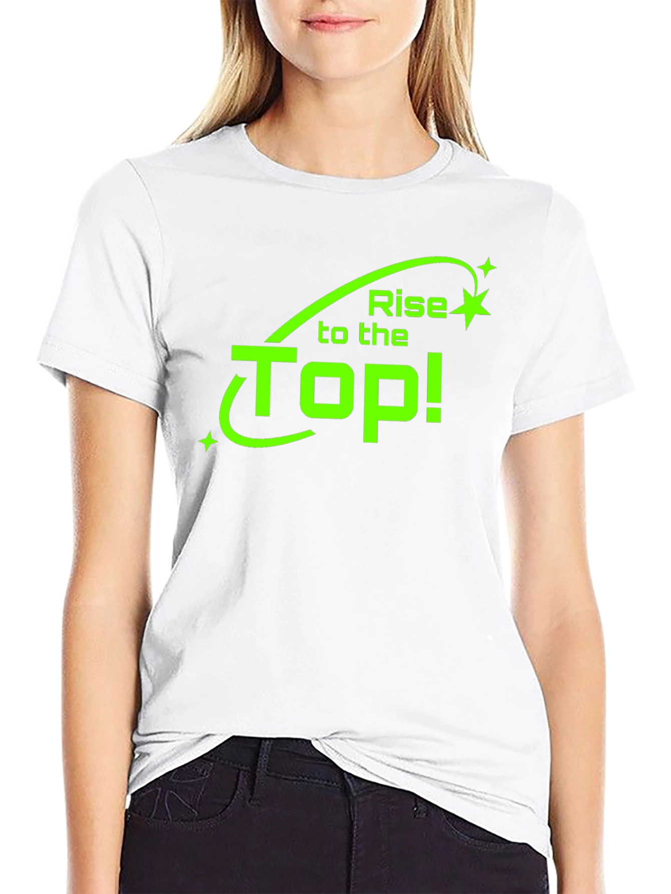 Rise to the Top Black T-Shirt