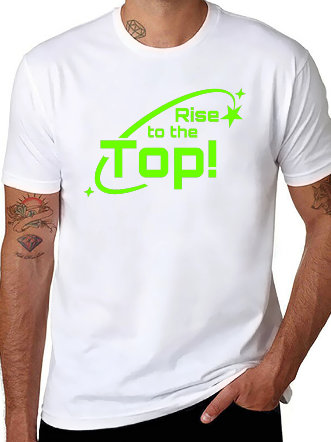 Rise to the Top Black T-Shirt