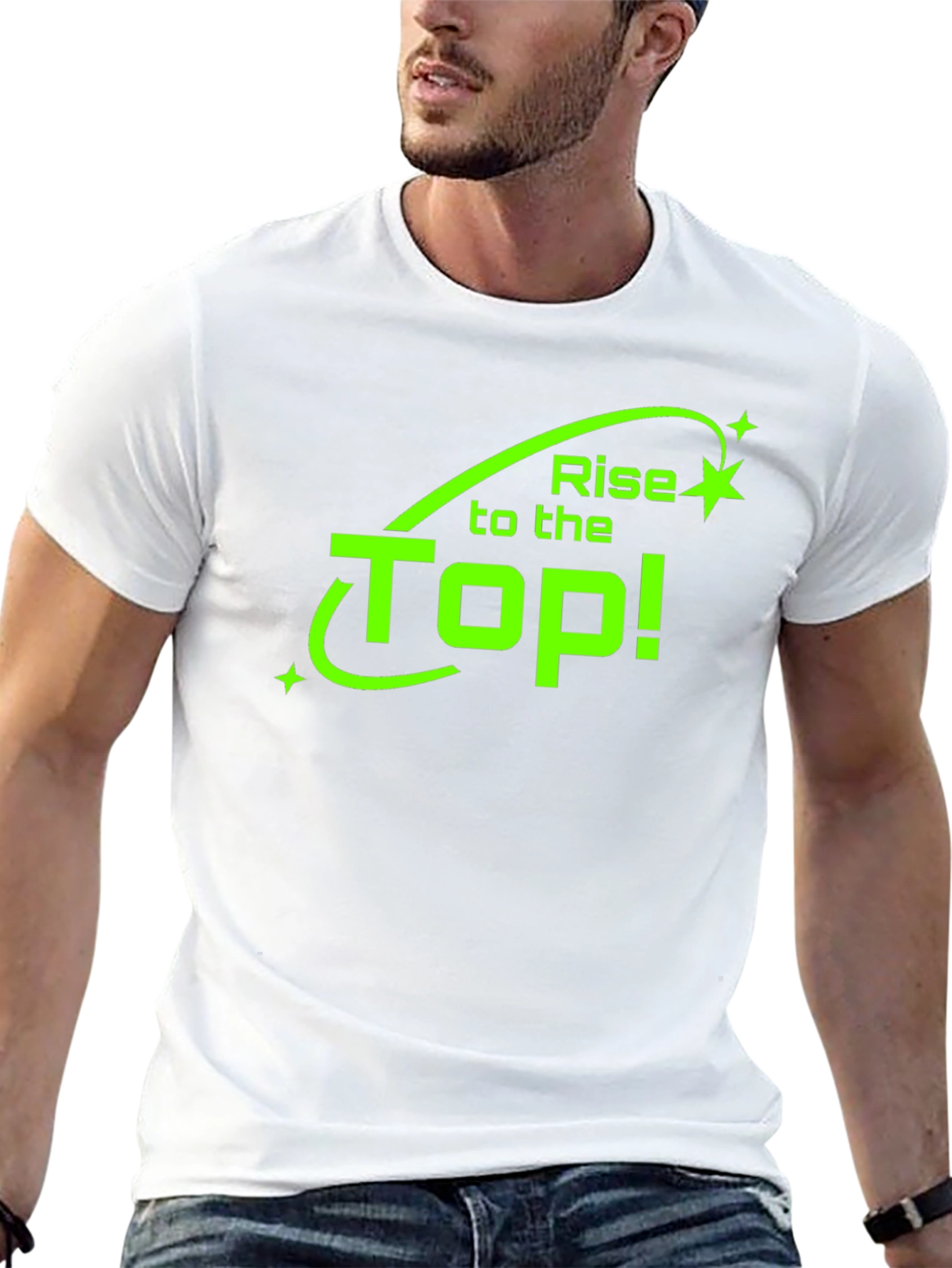 Rise to the Top Black T-Shirt