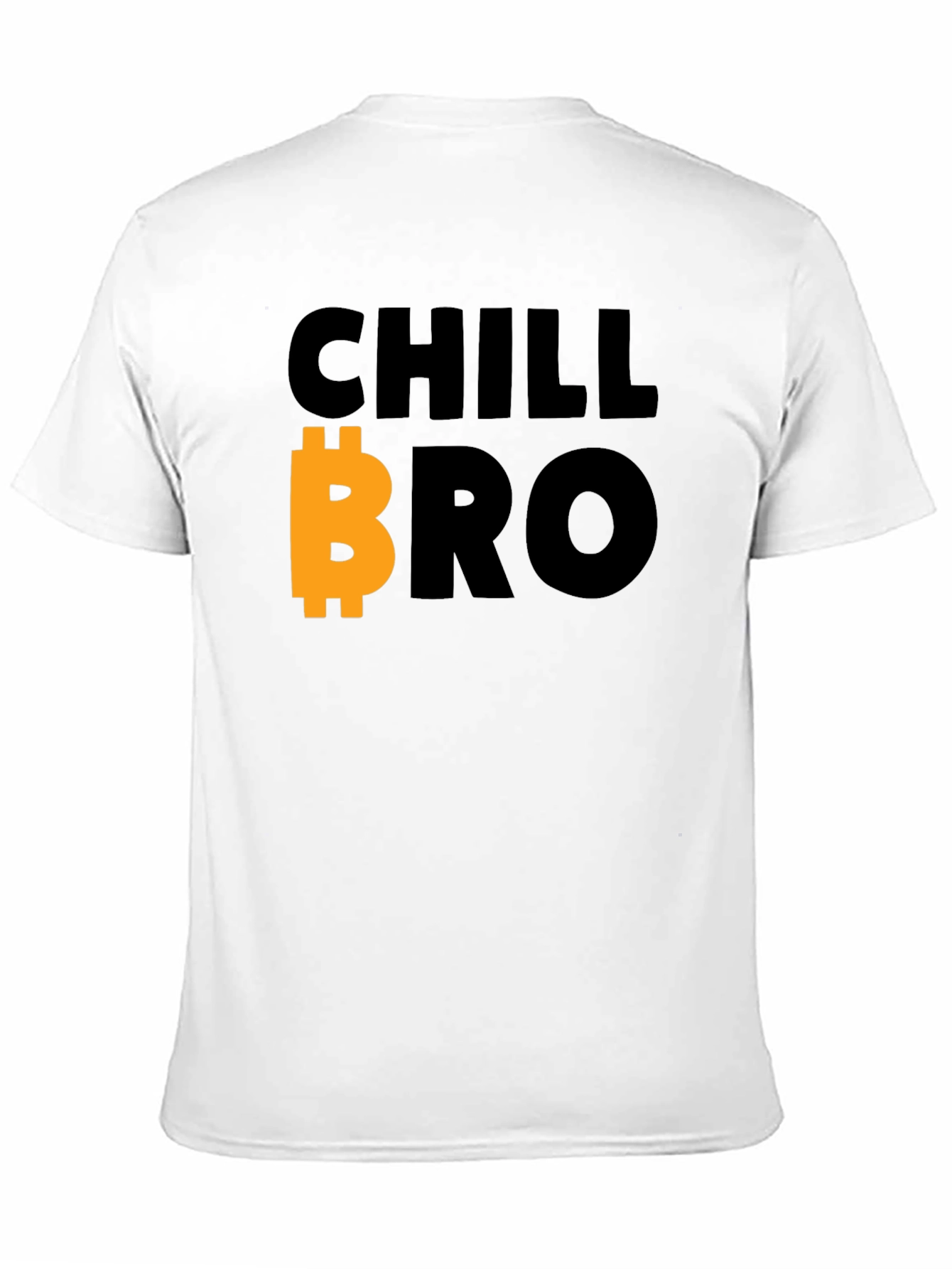 Chill Bro Bitcoin T-Shirt - Black Crypto Tee
