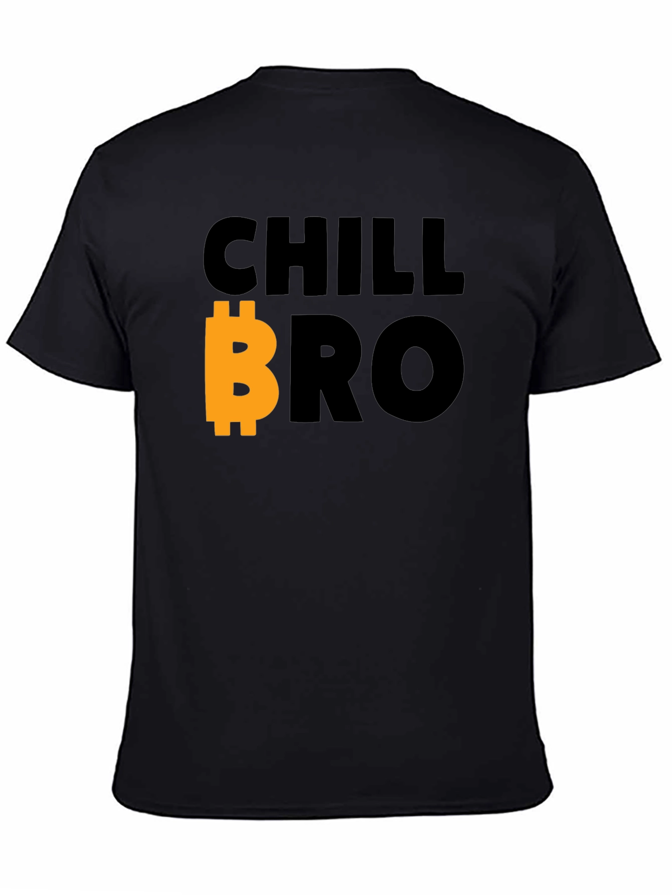 Chill Bro Bitcoin T-Shirt - Black Crypto Tee