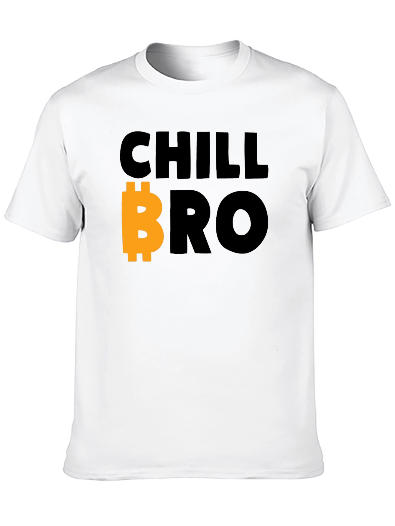 Chill Bro Bitcoin T-Shirt - Black Crypto Tee