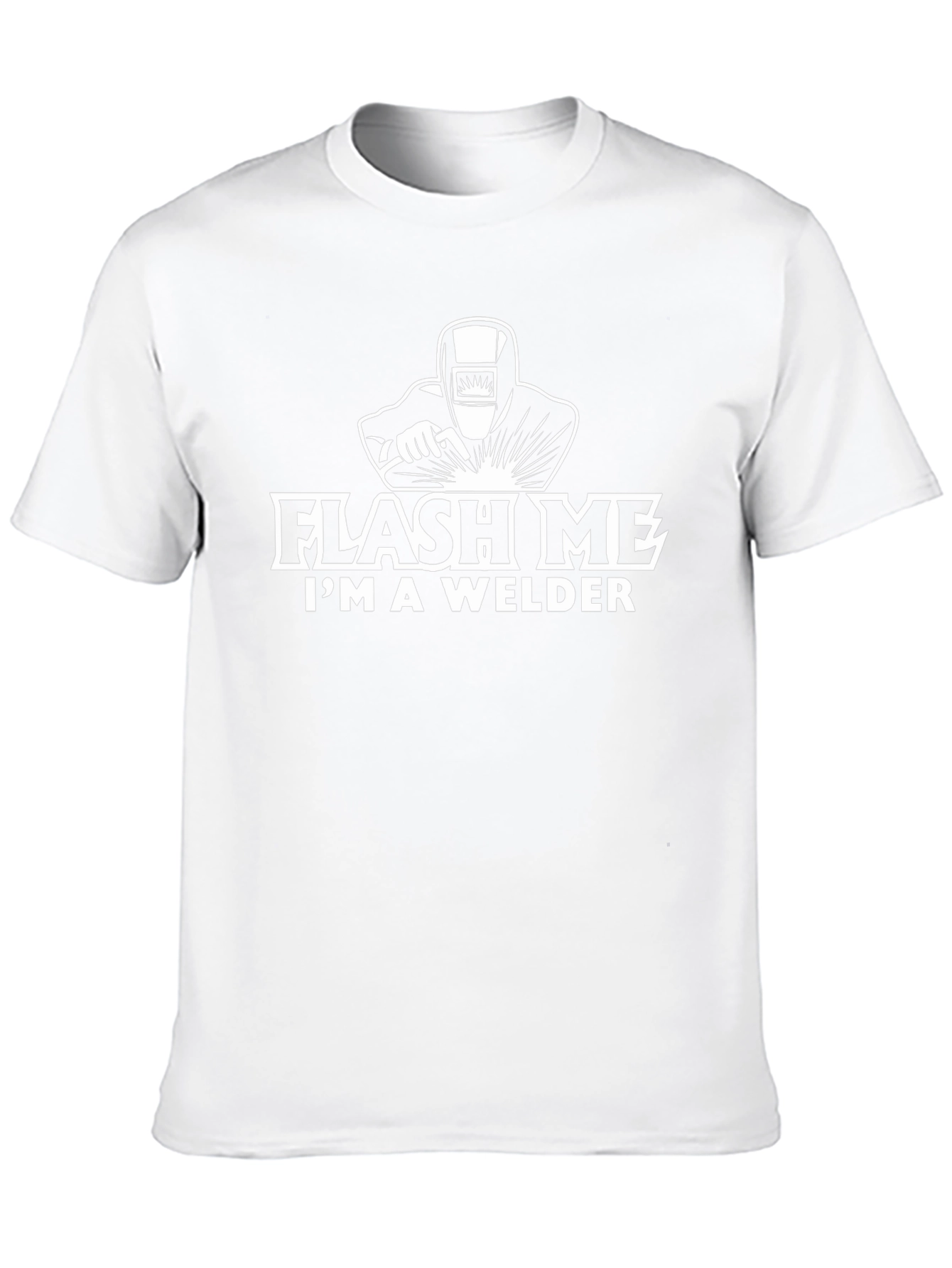 Flash Me Im a Welder T-Shirt - Black