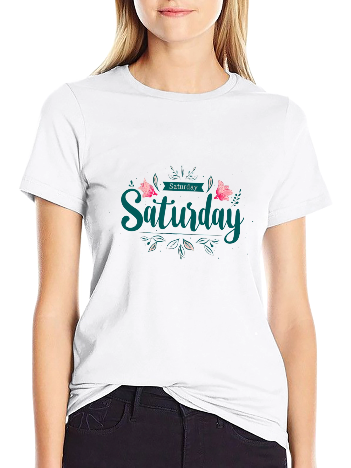 Saturday Graphic Tee - Weekend Vibes