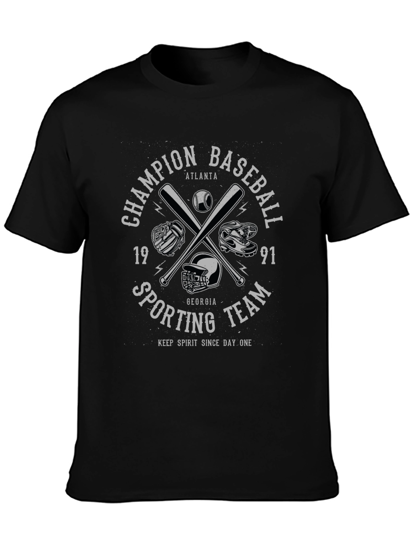 Champion Baseball Sporting Team T-Shirt