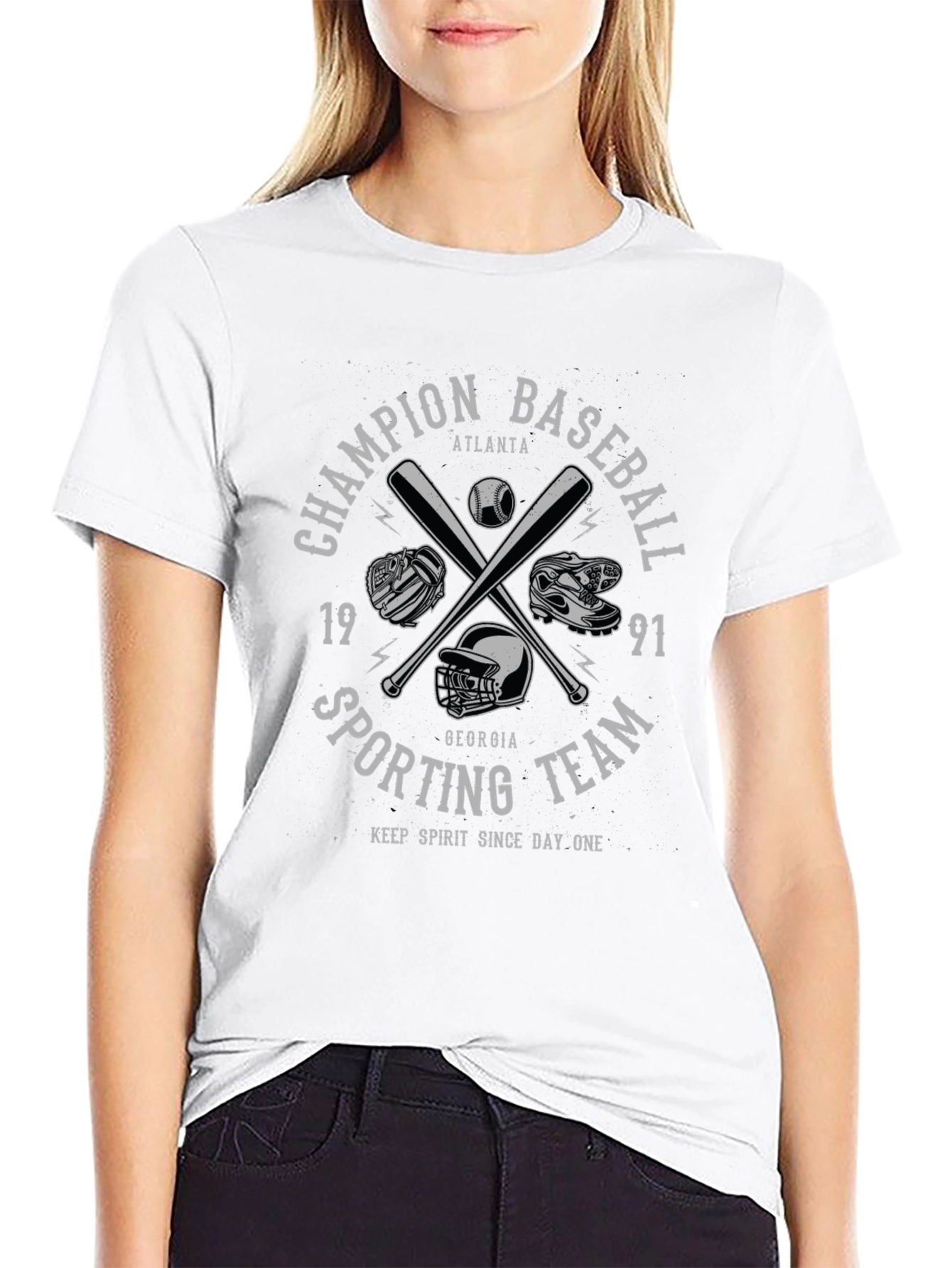 Champion Baseball Sporting Team T-Shirt