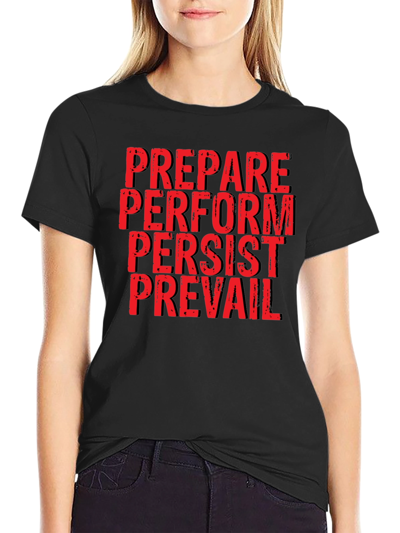 Prepare Perform Persist Prevail Graphic Tee